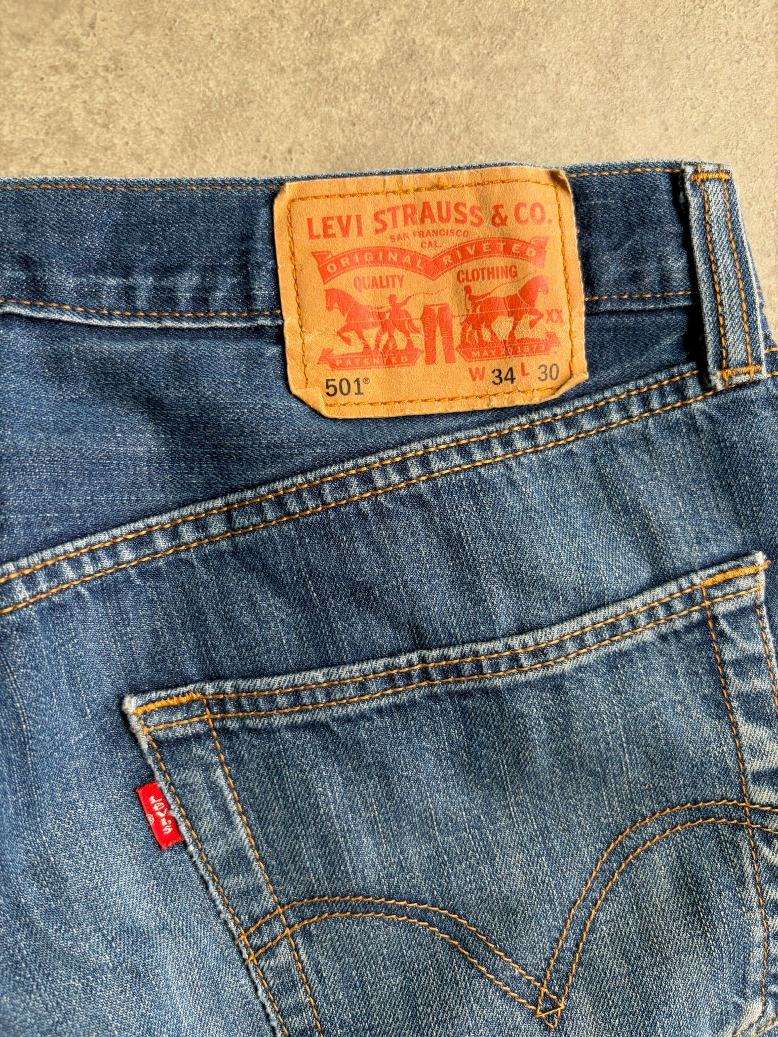 ג׳ינס Levi’s 501 סטרייט וינטג׳ - 33