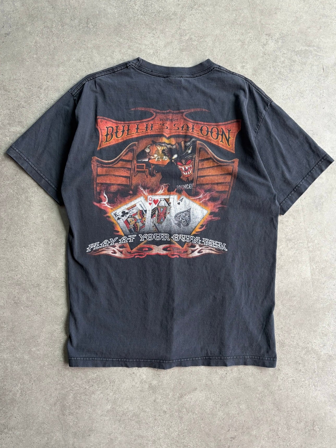 טי שירט Wrangler Bull’s Saloon וינטג׳ - M