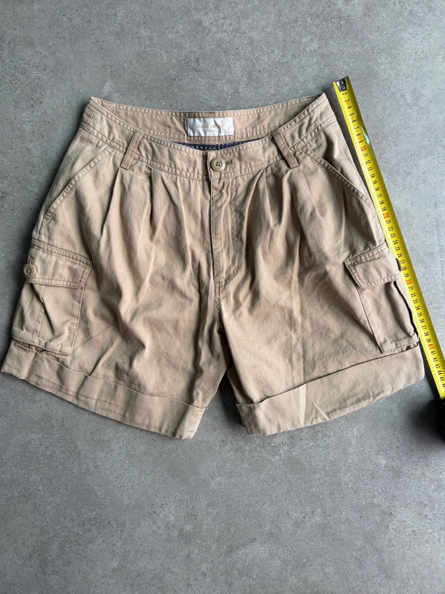 מכנסי דגמ״ח קצרים Chocolate Raffine Robe וינטג׳ - 28