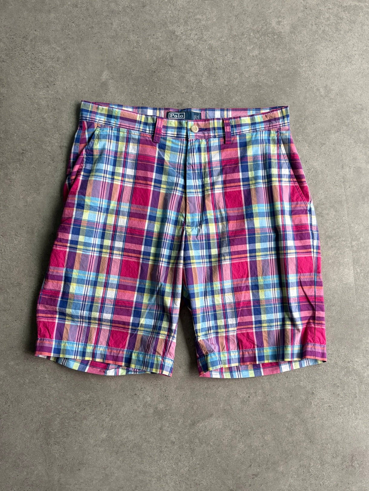 שורט Polo Ralph Lauren משבצות וינטג׳ - 32