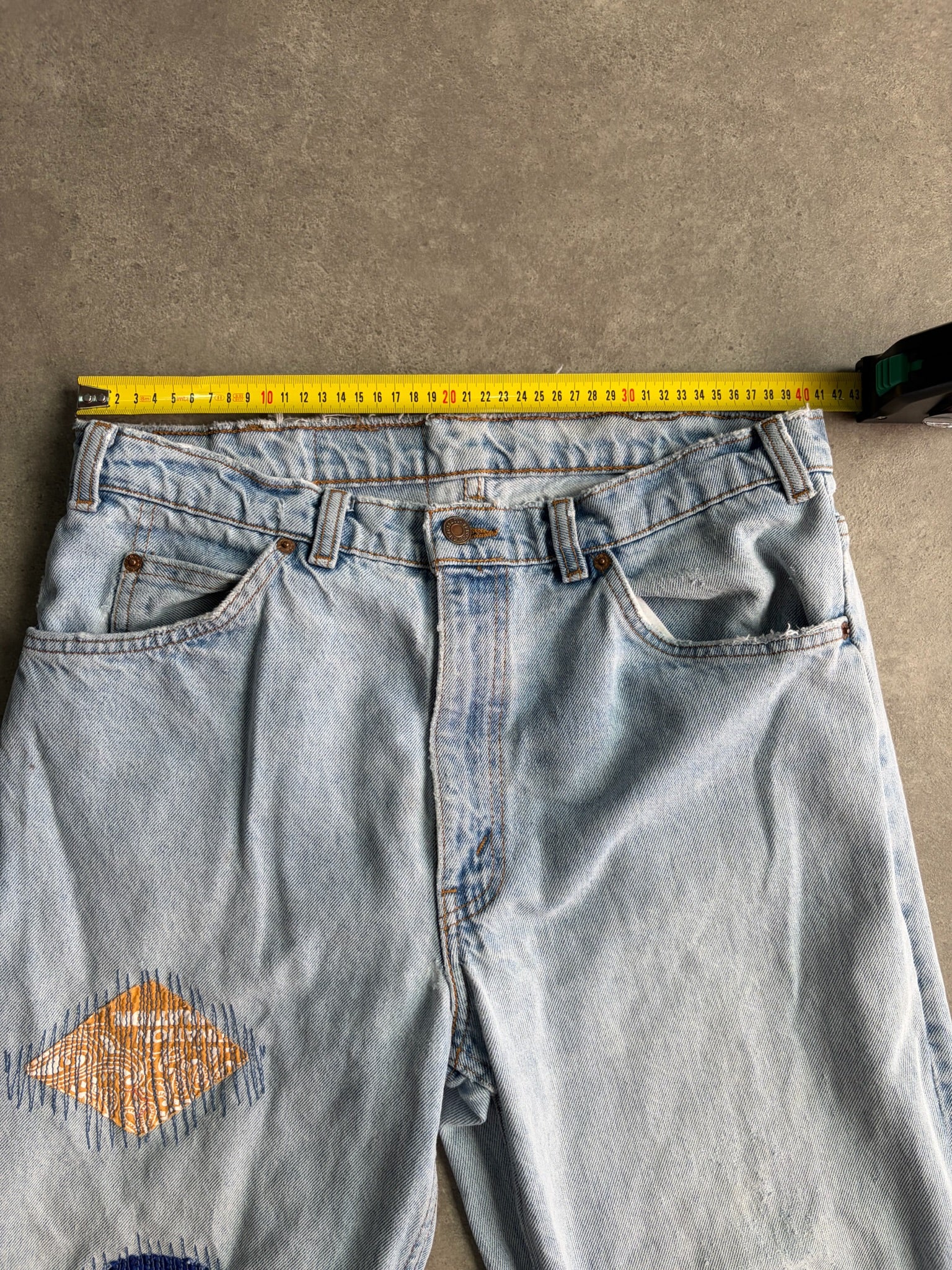 ג׳ינס Levi’s סטרייט אורנג׳ טאב וינטג׳ - 33