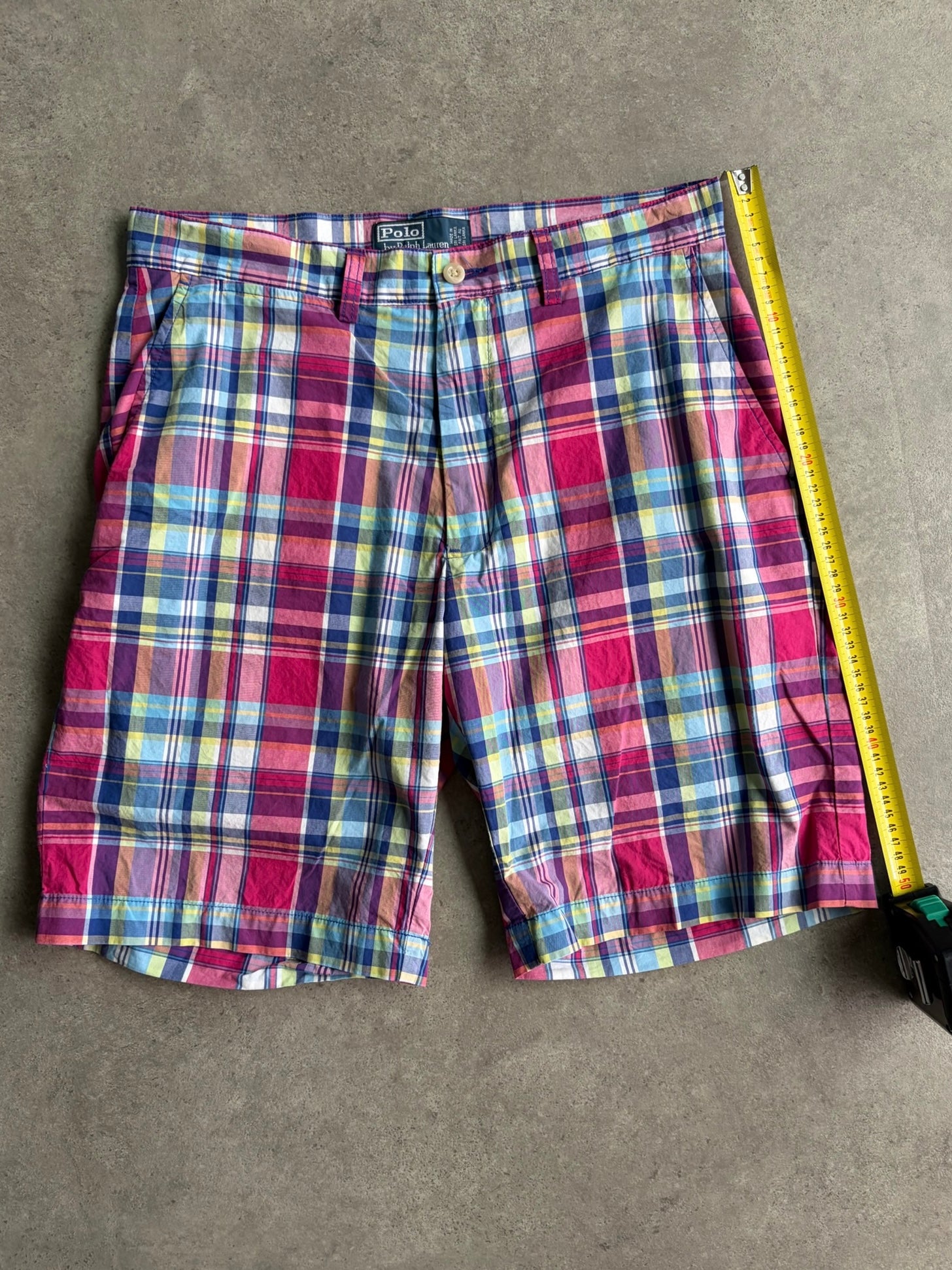 שורט Polo Ralph Lauren משבצות וינטג׳ - 32