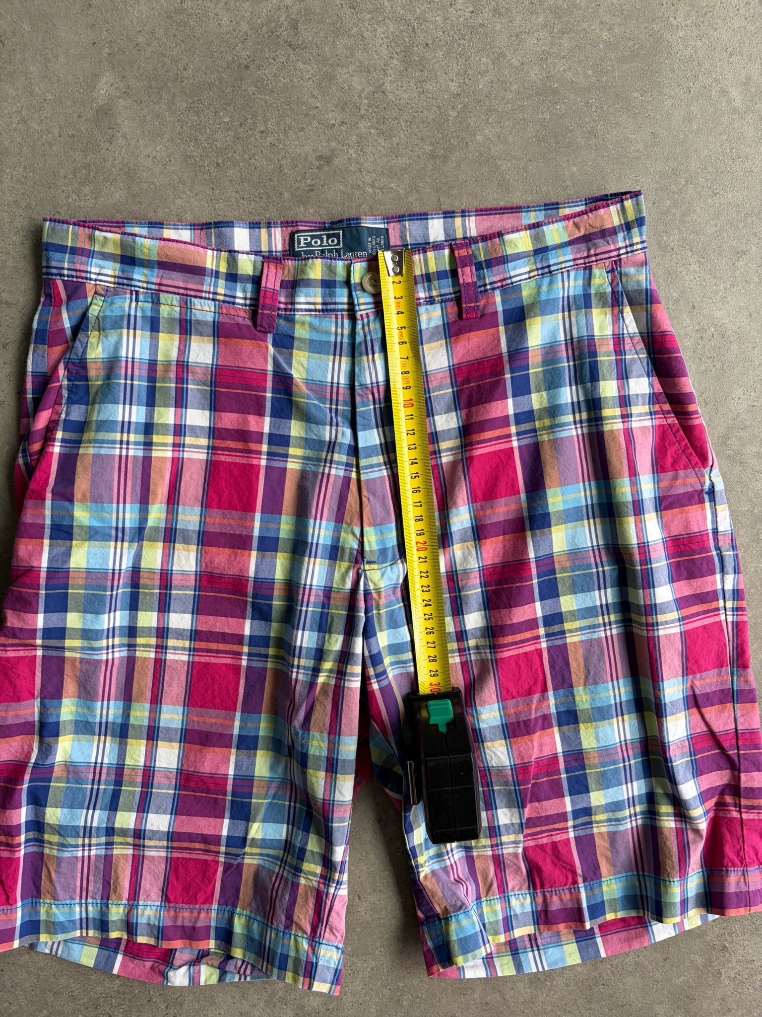 שורט Polo Ralph Lauren משבצות וינטג׳ - 32