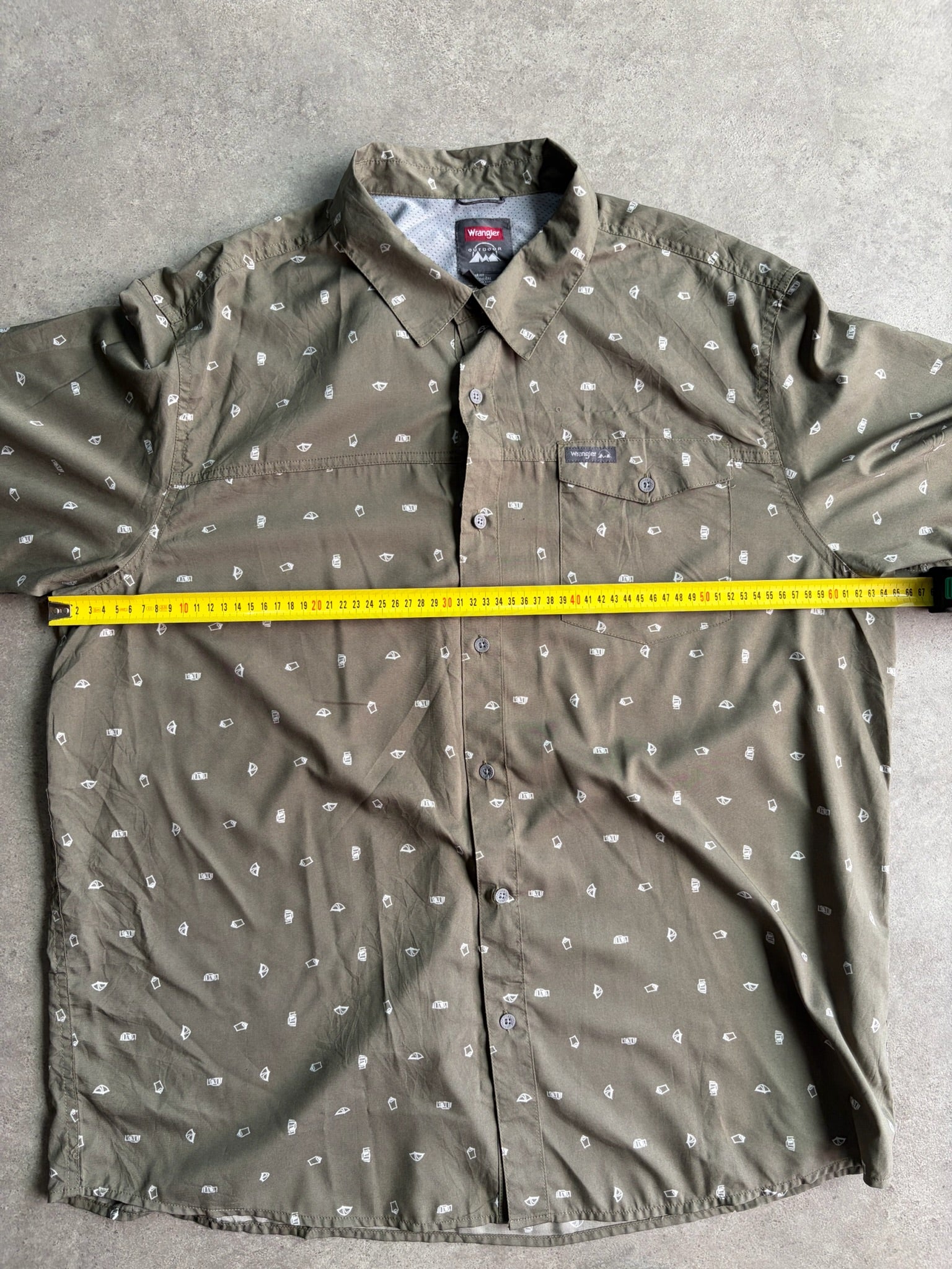 חולצת כפתורים Wrangler וינטג׳ - XXL
