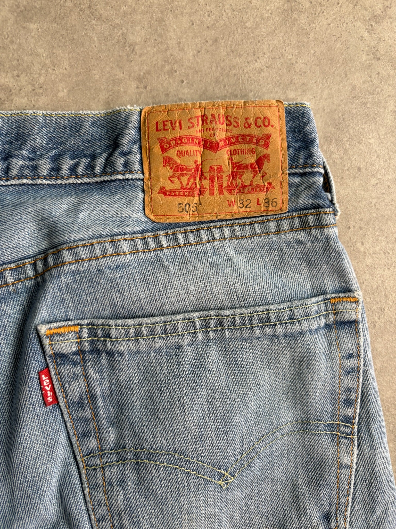 שורטס ג׳ינס Levi’s 505 וינטג׳ - 32