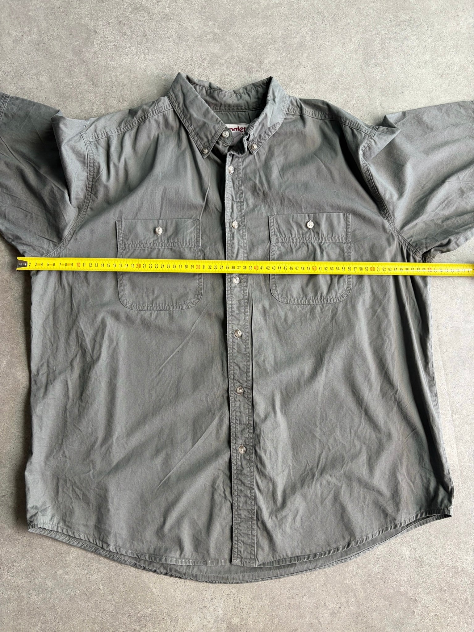 חולצת עבודה Wrangler Rugged Wear וינטג׳ - 2XL