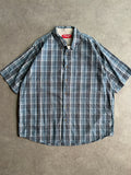 חולצת כפתורים Wrangler משובצת וינטג׳ - 3XL