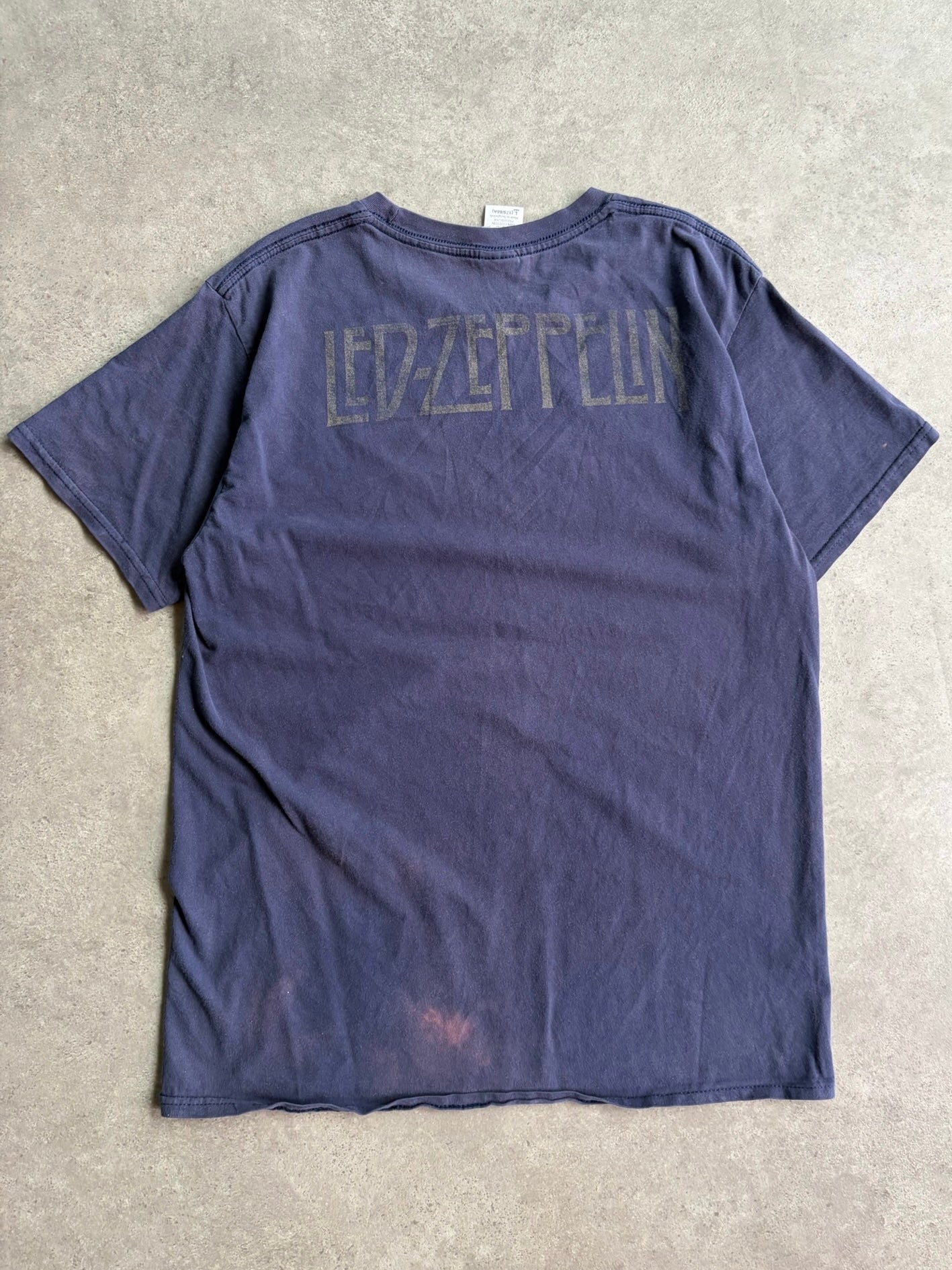 טי שירט Led Zeppelin U.S. Tour 1975 שטופה וינטג׳ - XS