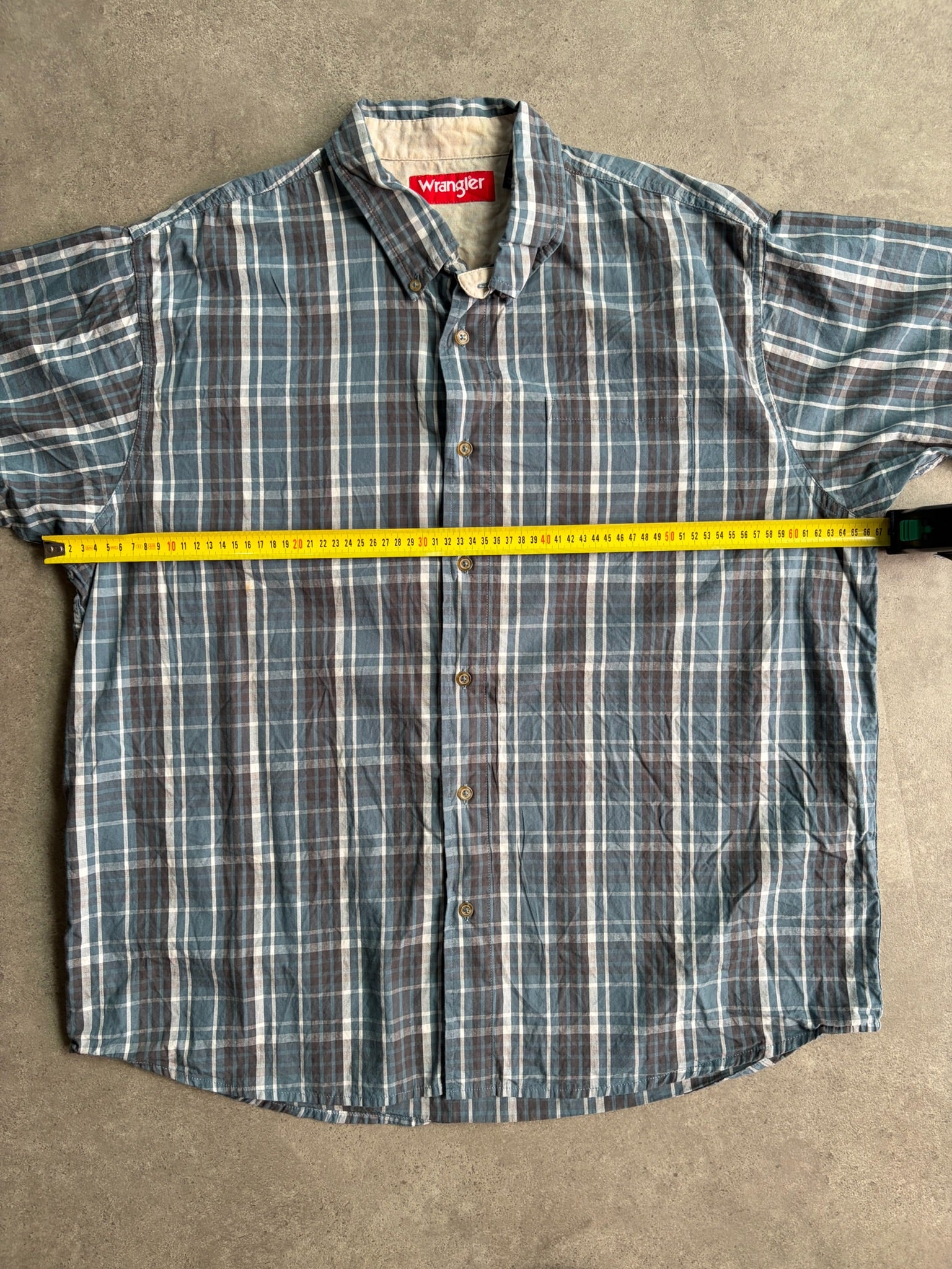 חולצת כפתורים Wrangler משובצת וינטג׳ - 3XL