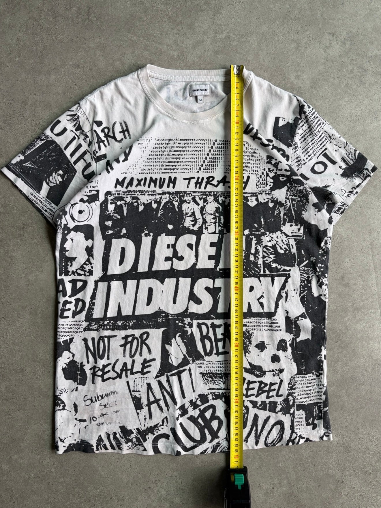 טי שירט Diesel Industry גרפית וינטג׳ - M