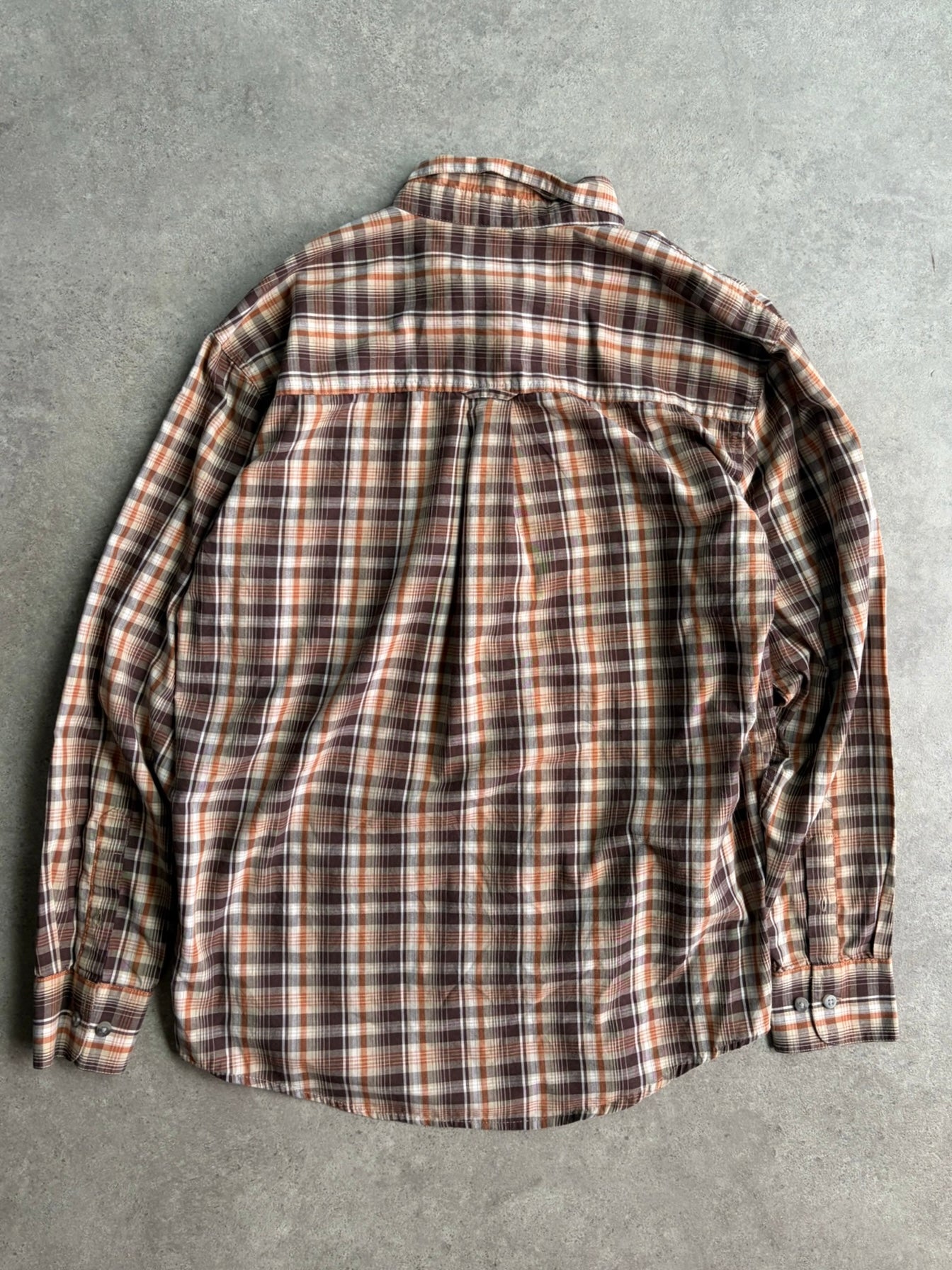 חולצת פלנל משובצת Wrangler וינטג׳ - L