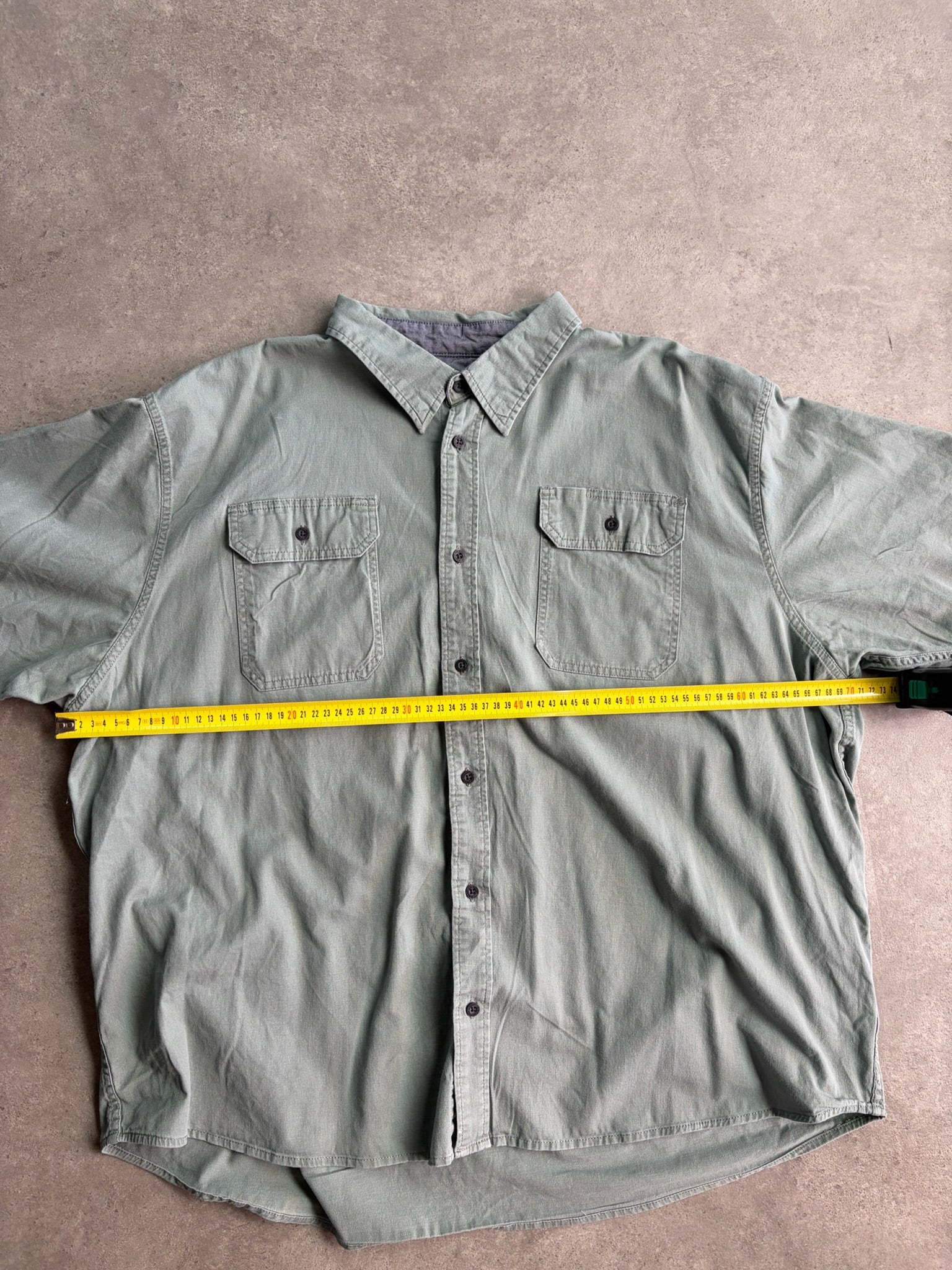 חולצת עבודה ירוקה Wrangler וינטג׳ - 3XL
