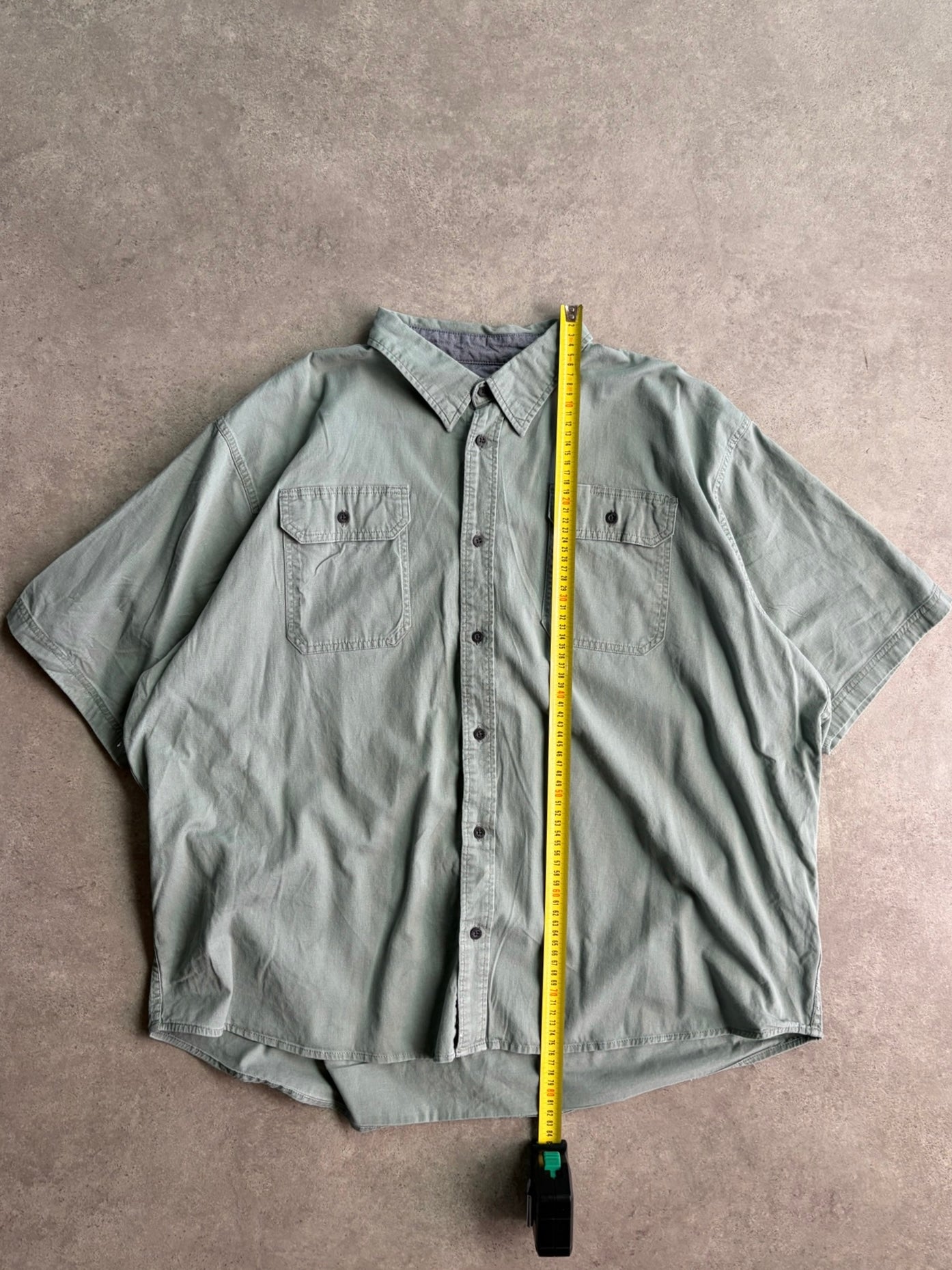 חולצת עבודה ירוקה Wrangler וינטג׳ - 3XL