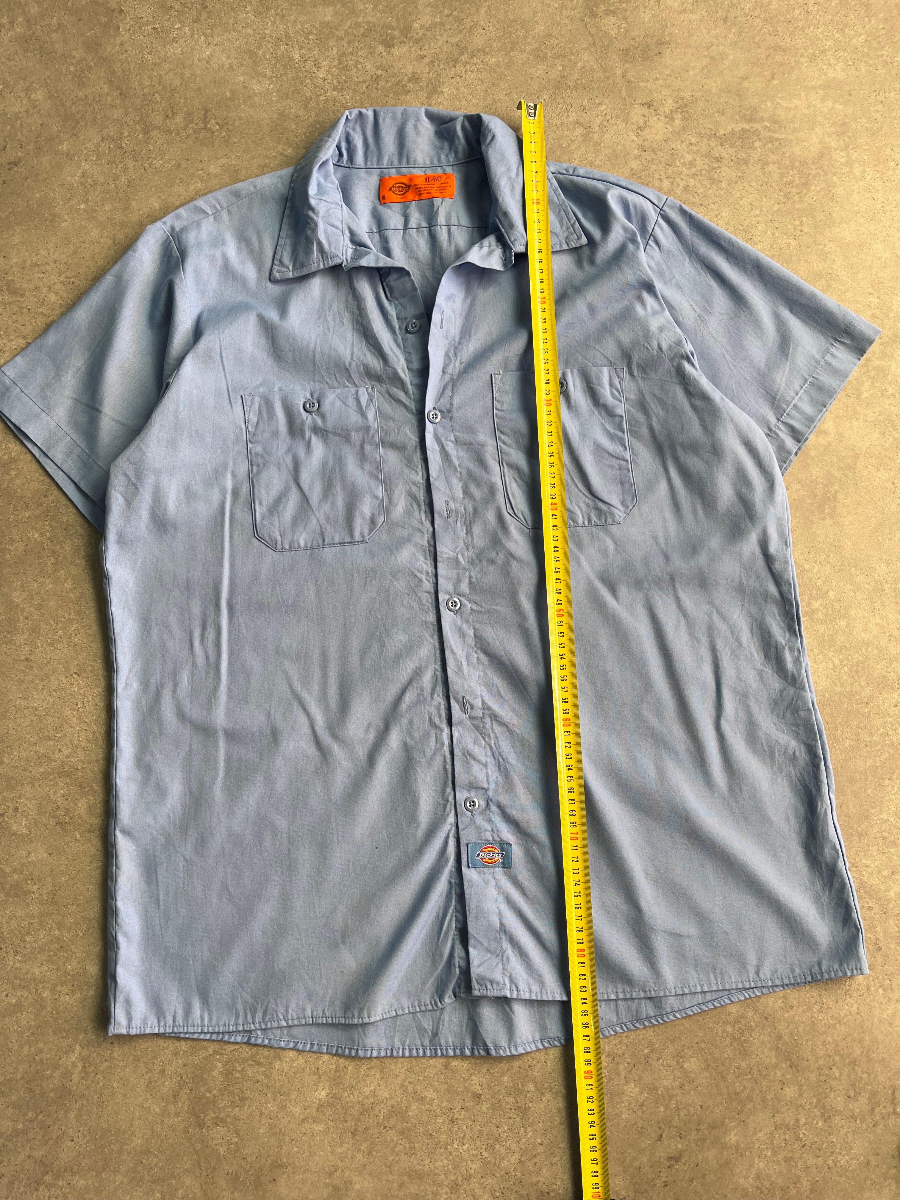 חולצת עבודה Dickies כחולה וינטג׳ - XL