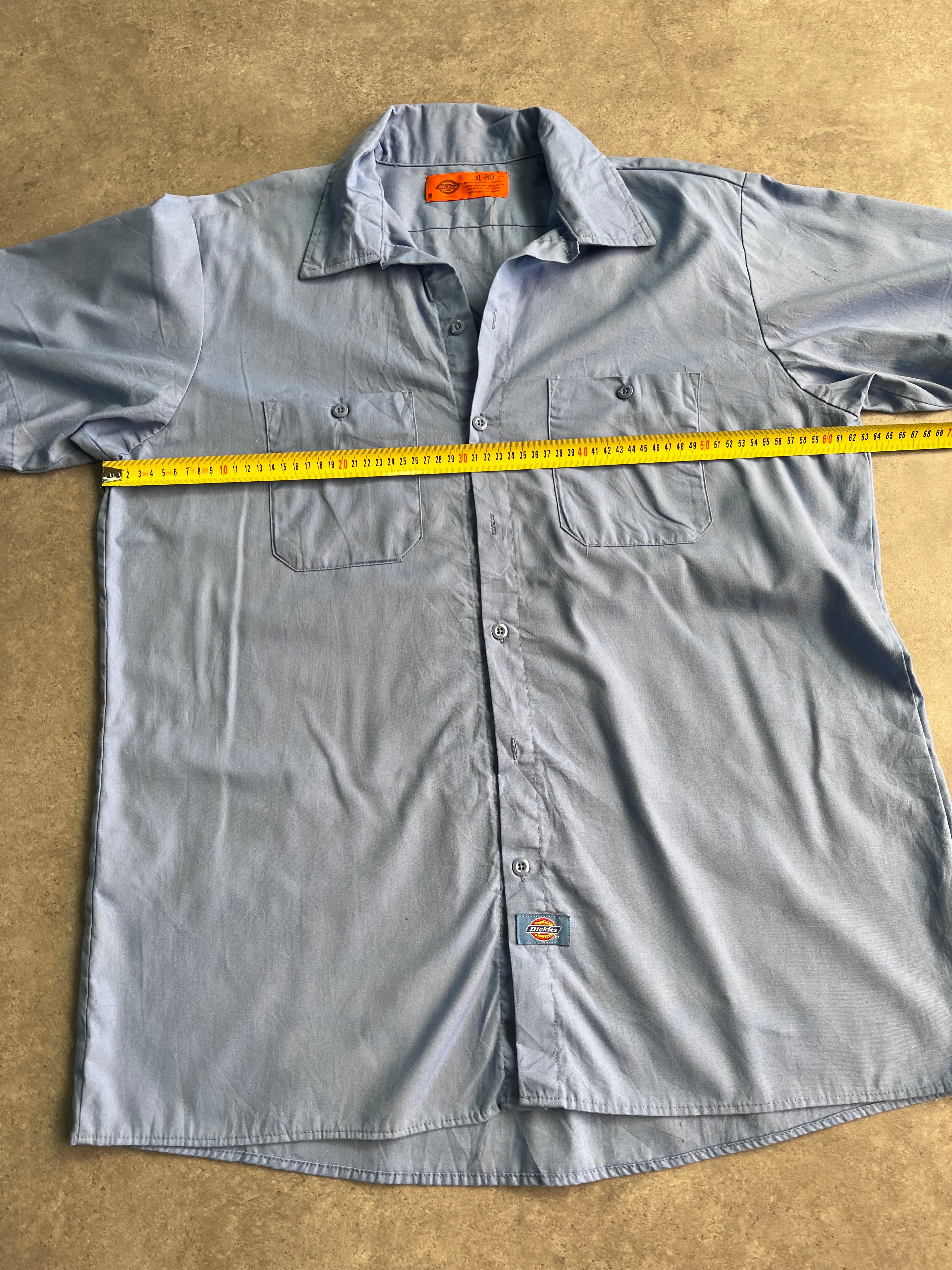 חולצת עבודה Dickies כחולה וינטג׳ - XL
