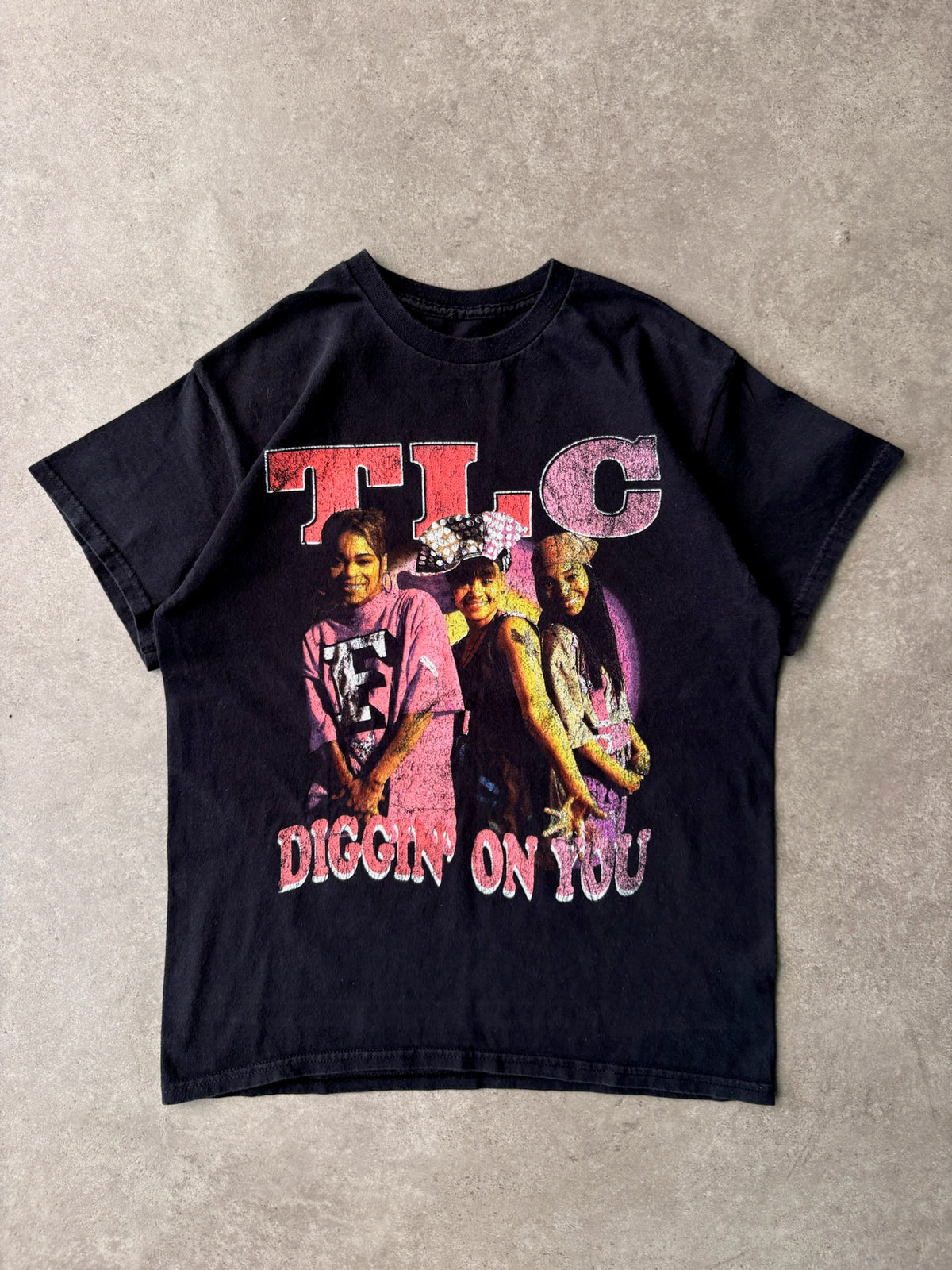 טישירט TLC Diggin' On You וינטג׳ - S – טי שירט וינטג׳ | DNA תל אביב