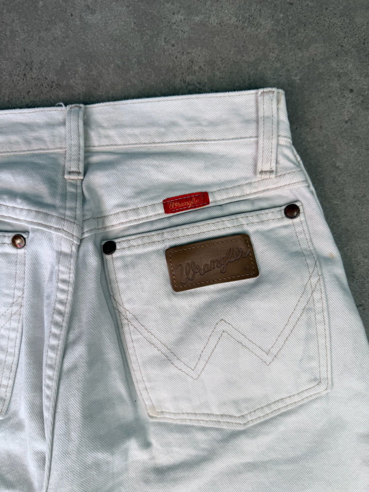 ג'ינס Wrangler וינטג׳ לבן - 28 – ג׳ינס וינטג׳ רנגלר, תמונה 2