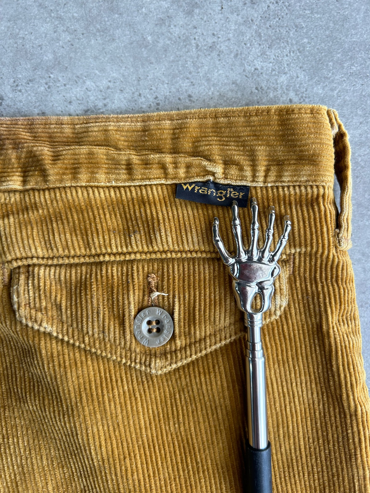 מכנסי קורדרוי Wrangler וינטג׳ - 29 – מכנסי וינטג׳ רנגלר, תמונה 3