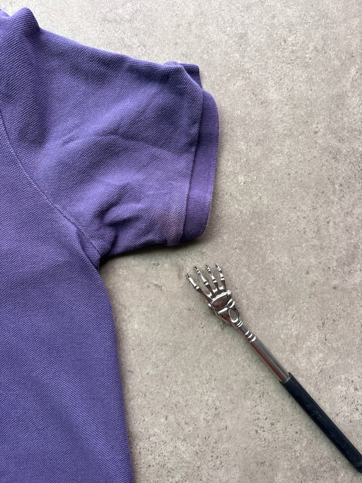 פולו Polo Ralph Lauren וינטג׳ סגול - S – חולצת פולו וינטג׳ ראלף לורן, תמונה 5