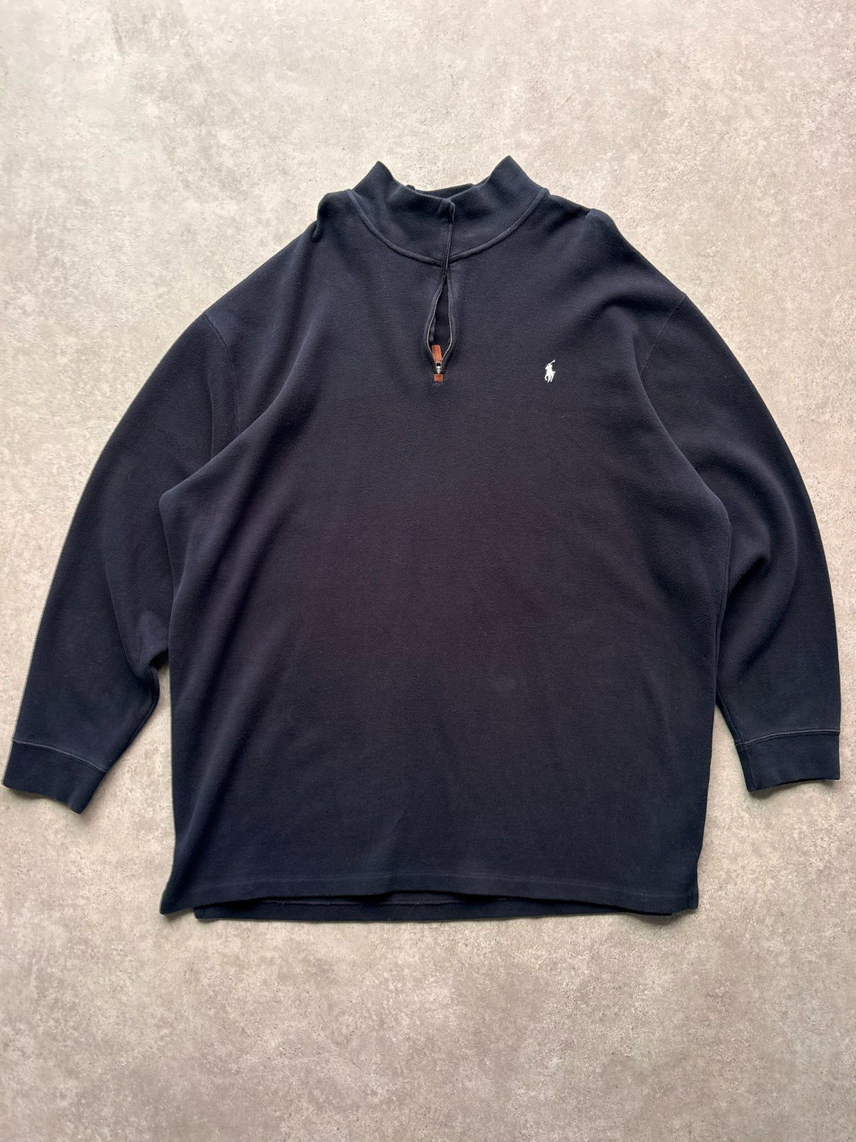 סווטשירט Polo Ralph Lauren רבע רכיסה וינטג׳ - 5XL – סווטשירט וינטג׳ ראלף לורן | DNA תל אביב