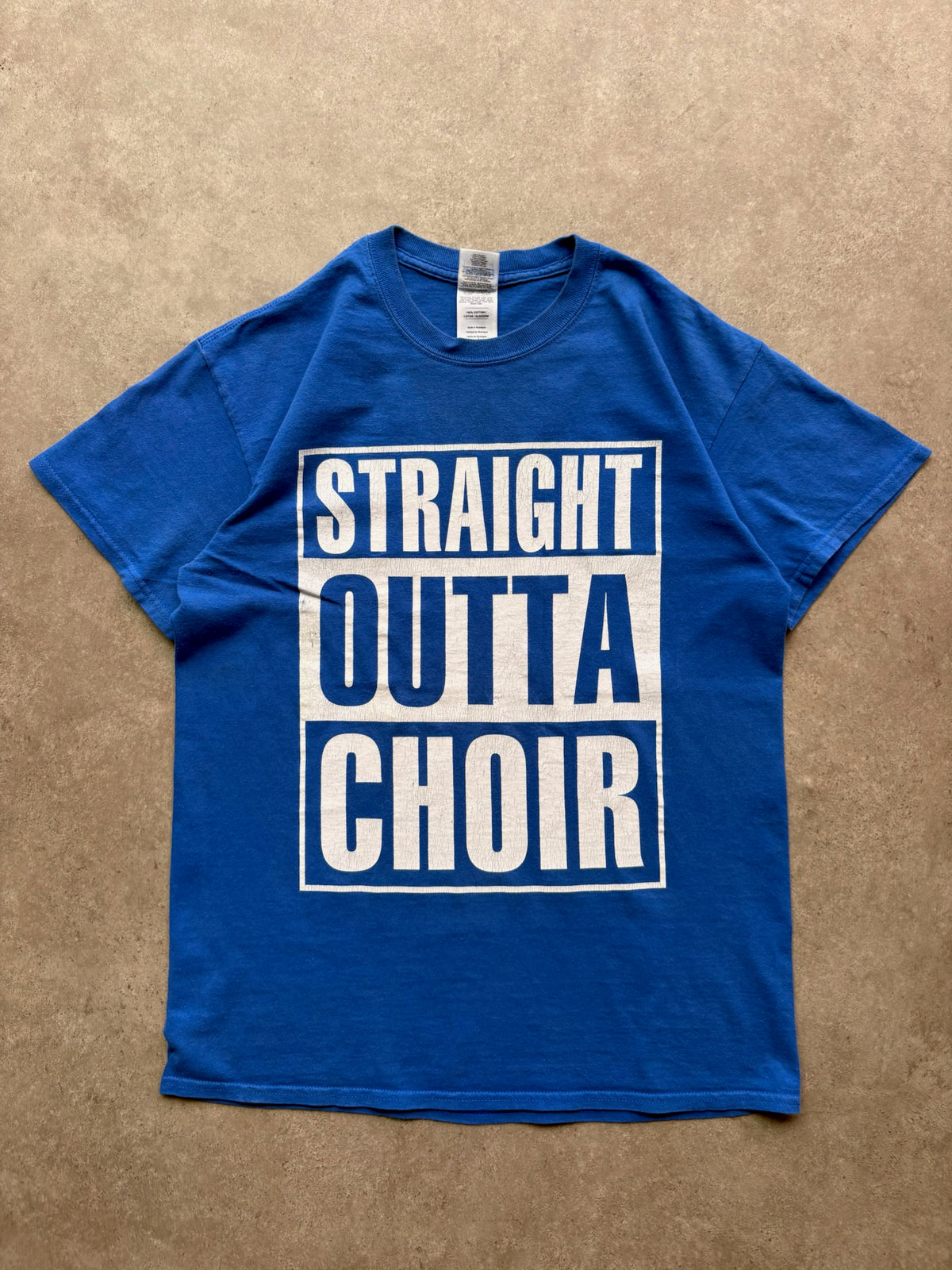 טישירט Straight Outta Choir וינטג׳ - S – טי שירט וינטג׳ | DNA תל אביב