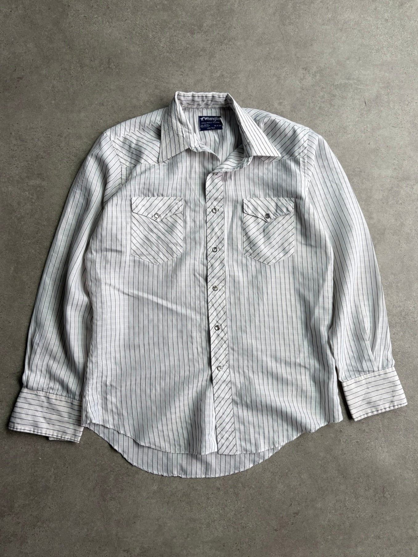 חולצת ווסטרן Wrangler פסים וינטג׳ - L