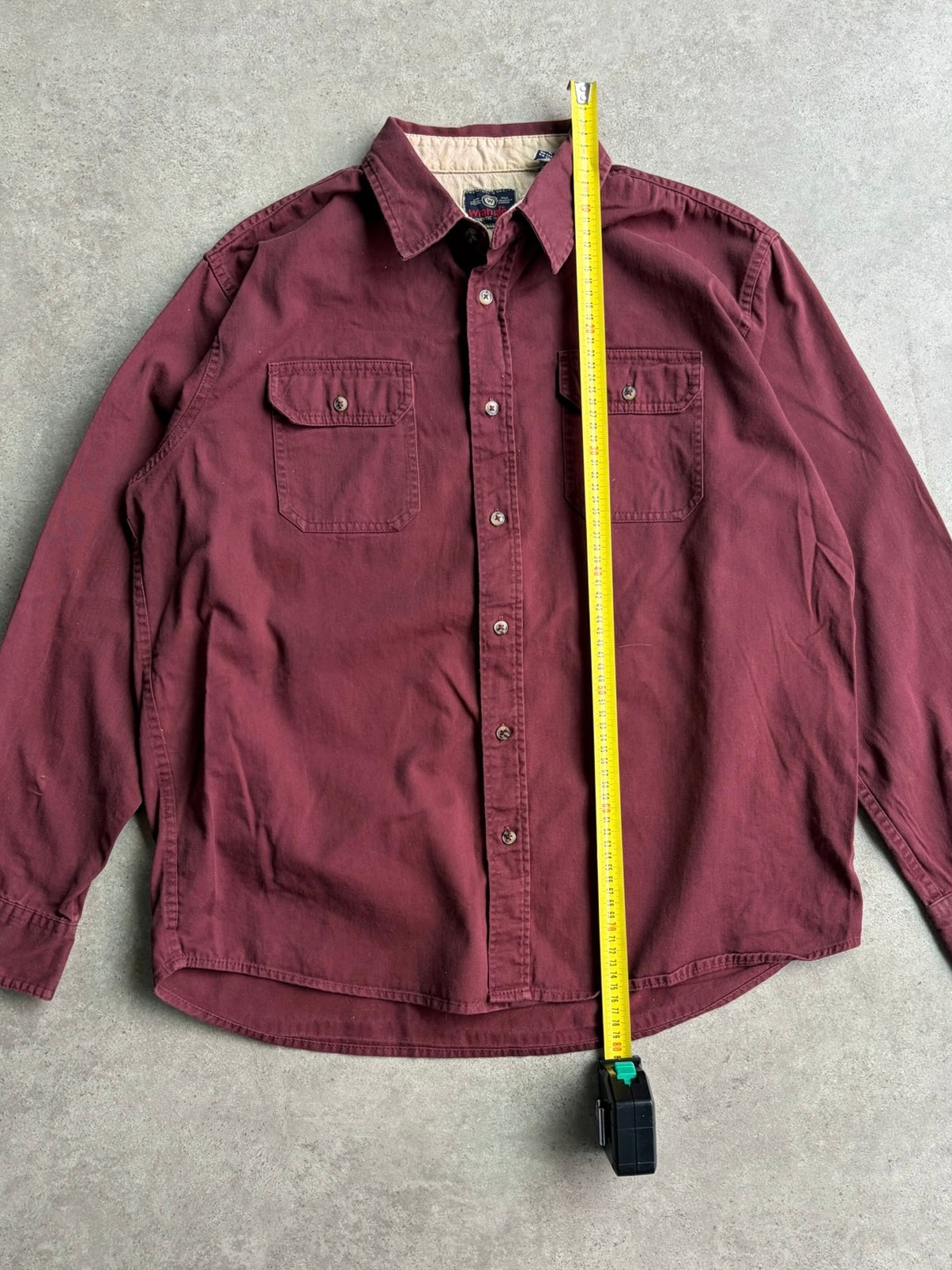 חולצת עבודה Wrangler וינטג׳ - XL