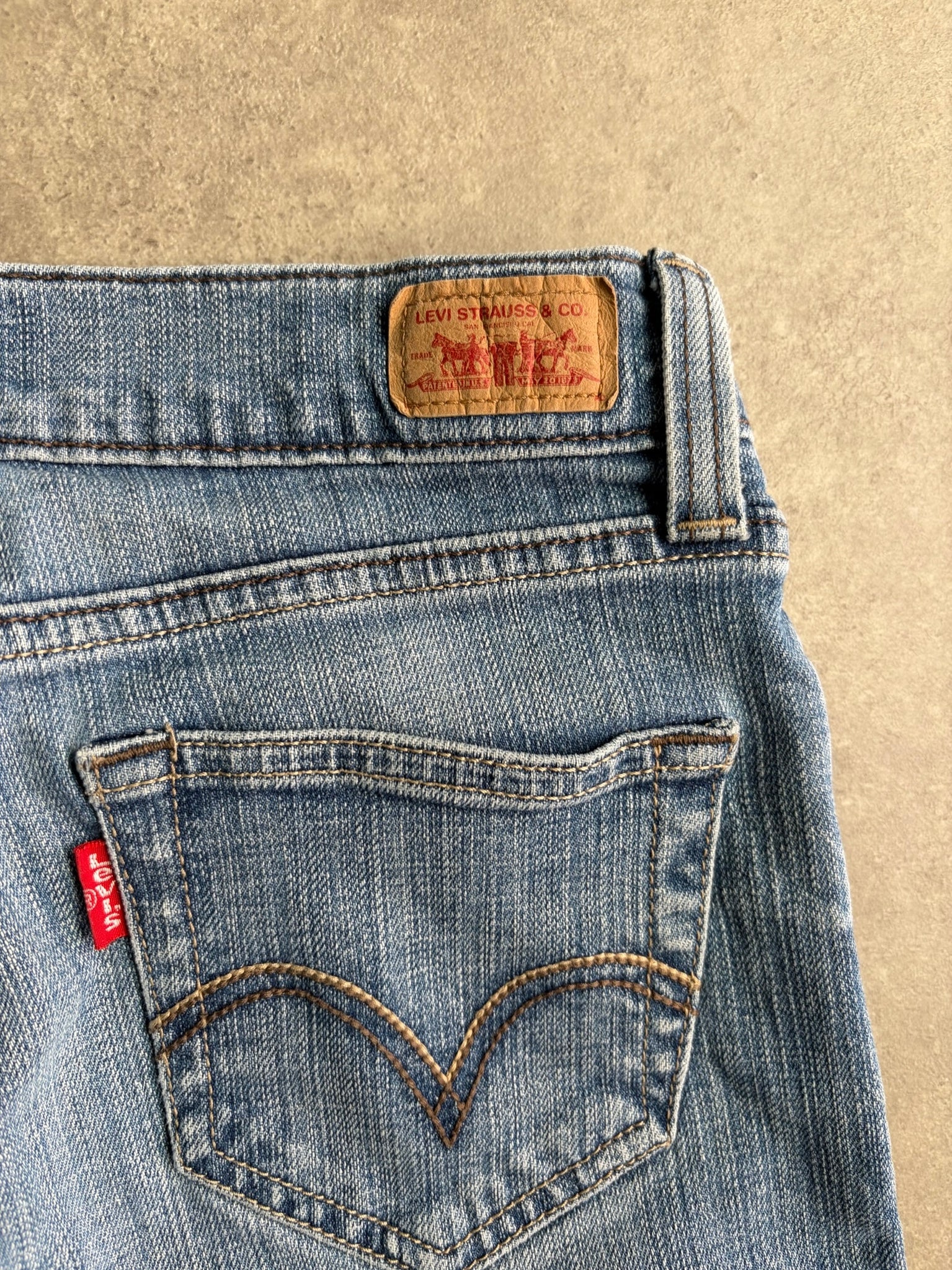 ג׳ינס נמוך Levi's 504 Tilted וינטג׳ - 27