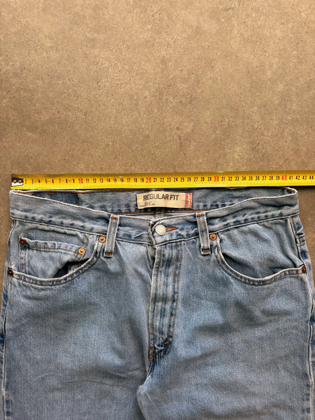 ג'ינס Levi's 505 וינטג׳ - 32 – ג׳ינס ליוויס וינטג׳, תמונה 3