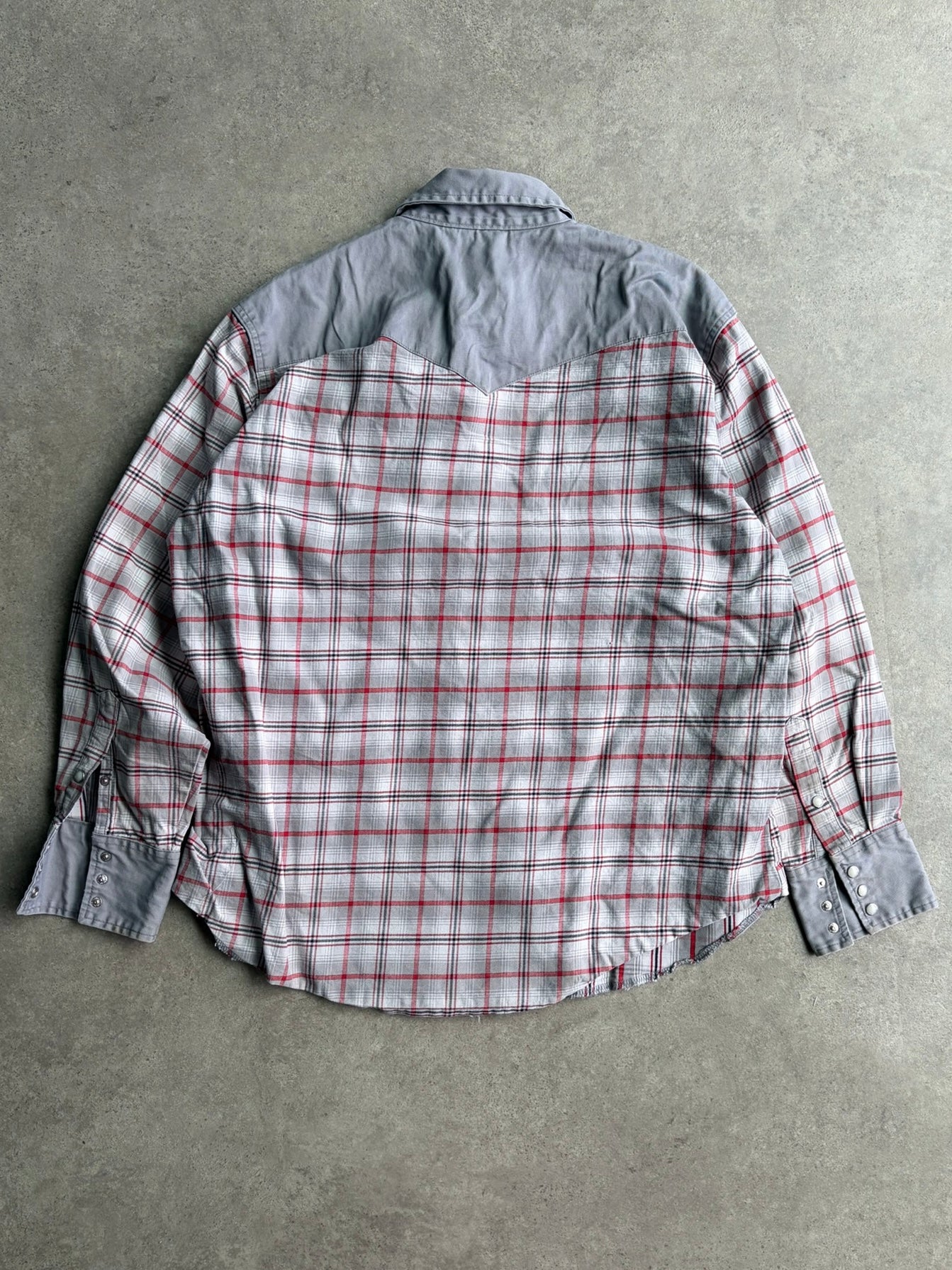 חולצת ווסטרן Wrangler משבצות וינטג׳ - M