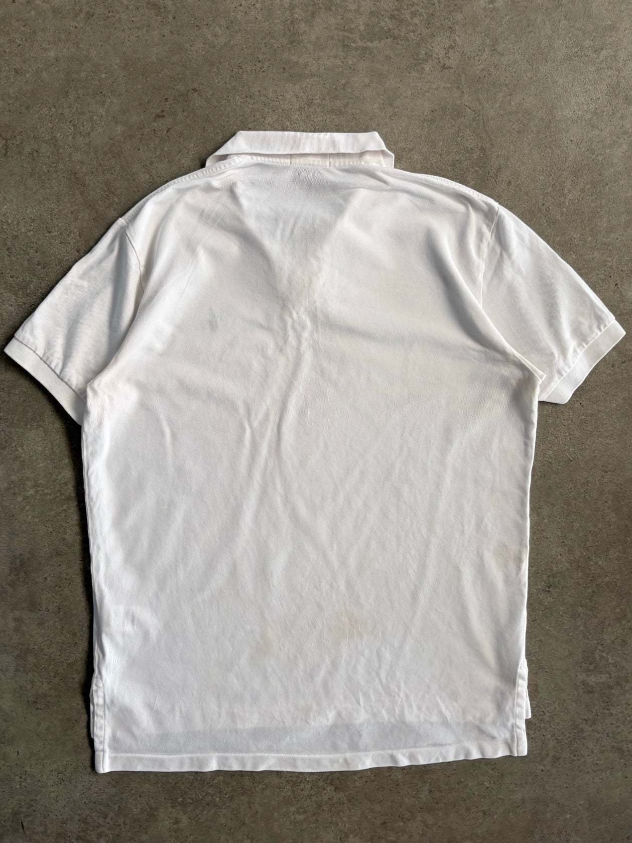 חולצת פולו Ralph Lauren לבנה וינטג׳ - L