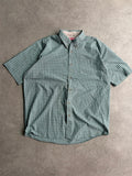 חולצת Wrangler משבצות ירוקה וינטג׳ - XXL