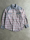 חולצת ווסטרן Wrangler משבצות וינטג׳ - M