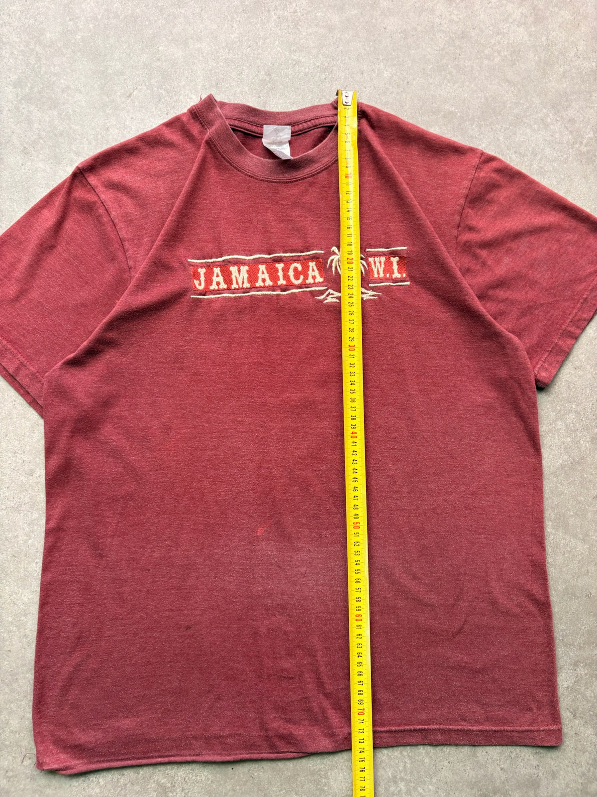 טישירט Jamaica W.I. וינטג׳ - M – טי שירט וינטג׳, תמונה 4