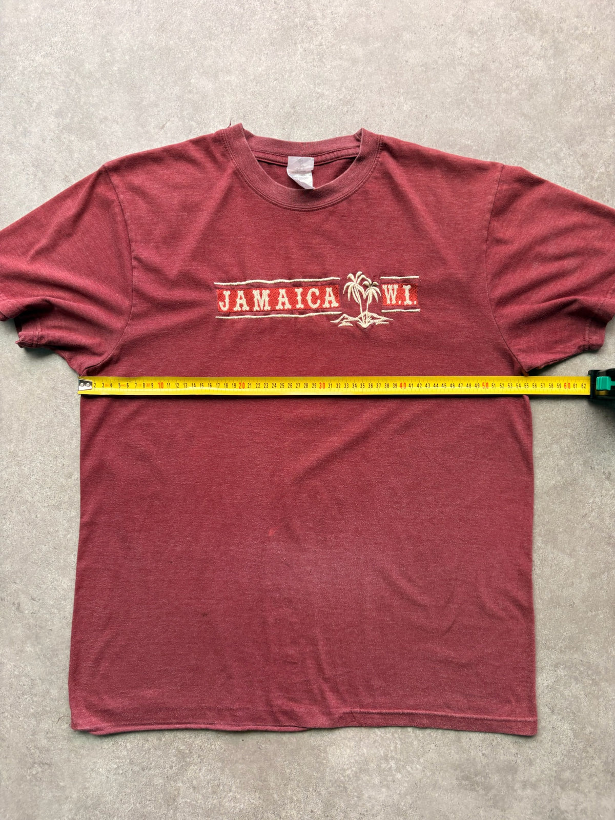 טישירט Jamaica W.I. וינטג׳ - M – טי שירט וינטג׳, תמונה 3