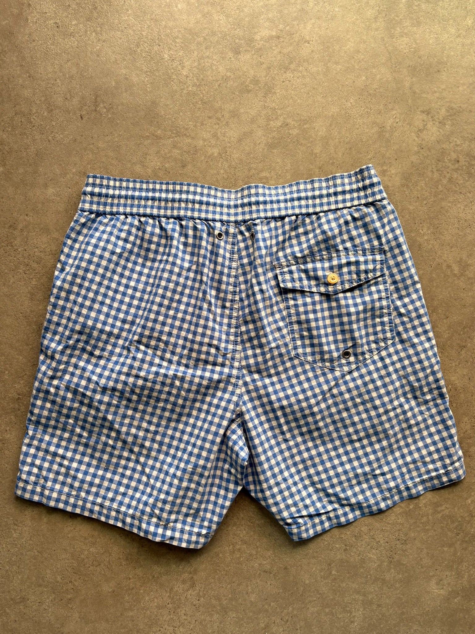 שורט ים Polo Ralph Lauren משבצות גינגהם וינטג׳ - 29