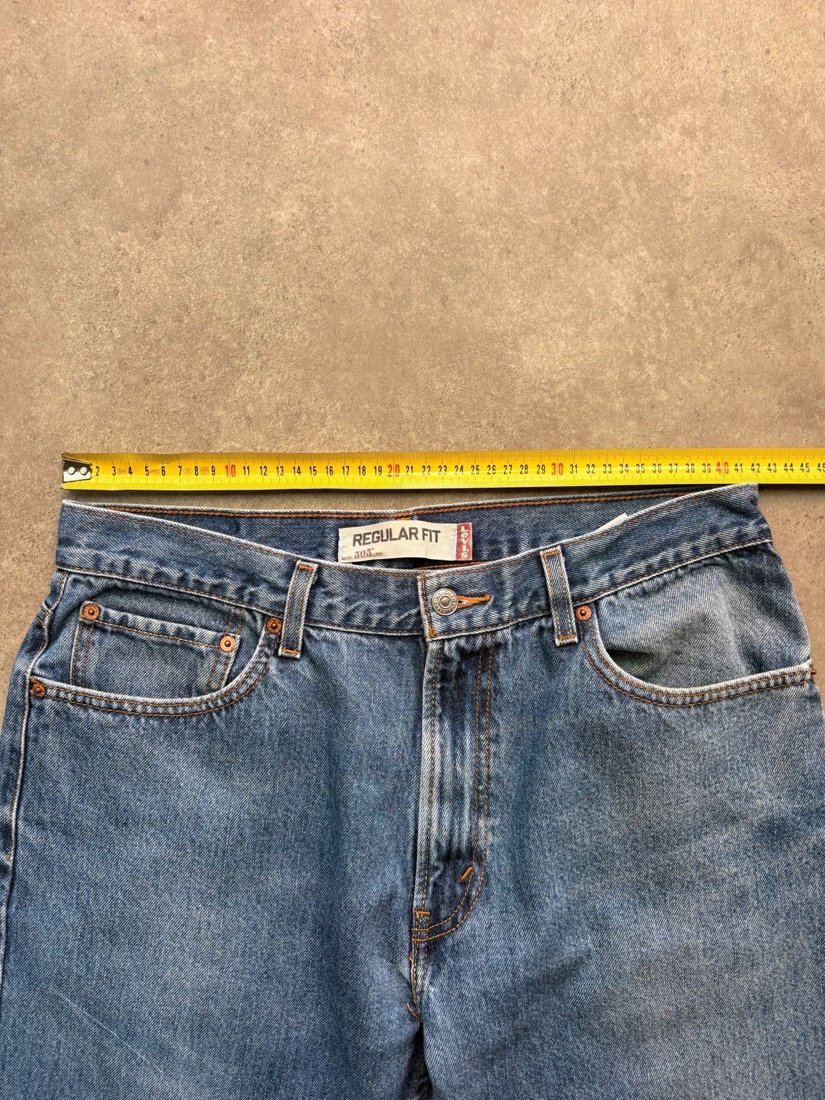 ג'ינס Levi's 505 וינטג׳ - 32 – ג׳ינס ליוויס וינטג׳, תמונה 3