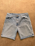 שורט ג'ינס וינטג׳ Wrangler - 34 – שורט ג׳ינס וינטג׳ רנגלר | DNA תל אביב