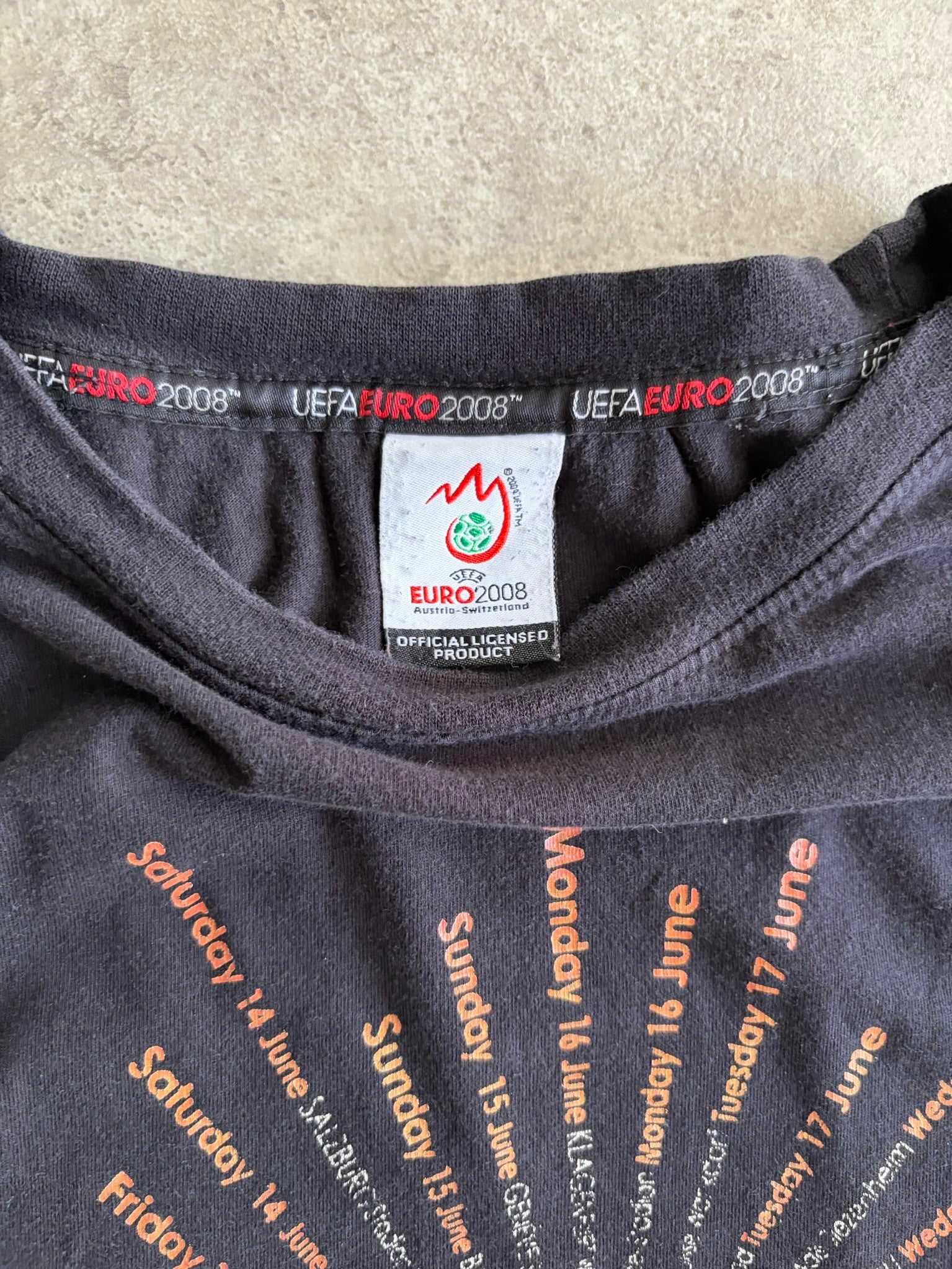 טי שירט UEFA EURO 2008 וינטג׳ - XL