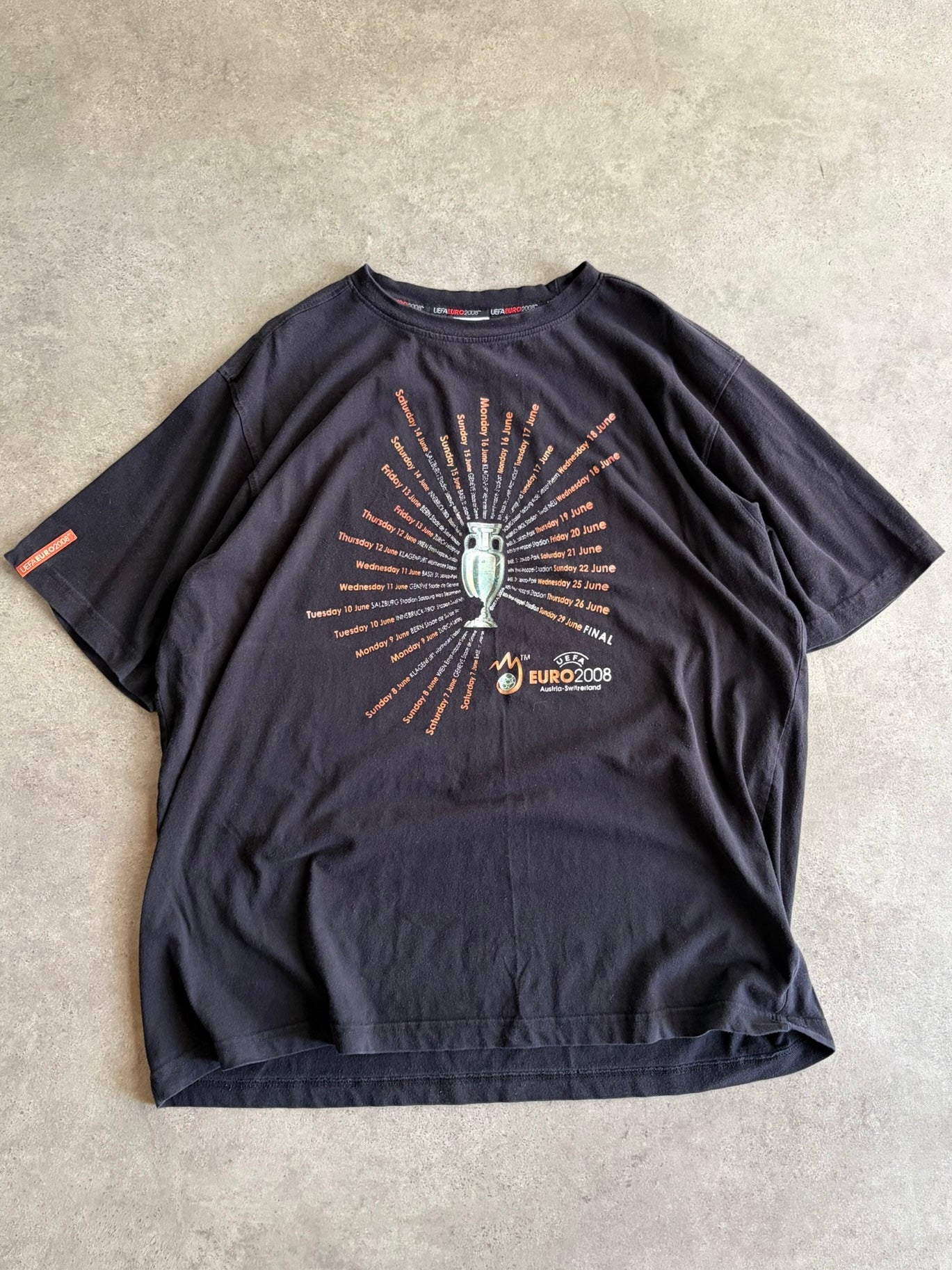 טי שירט UEFA EURO 2008 וינטג׳ - XL