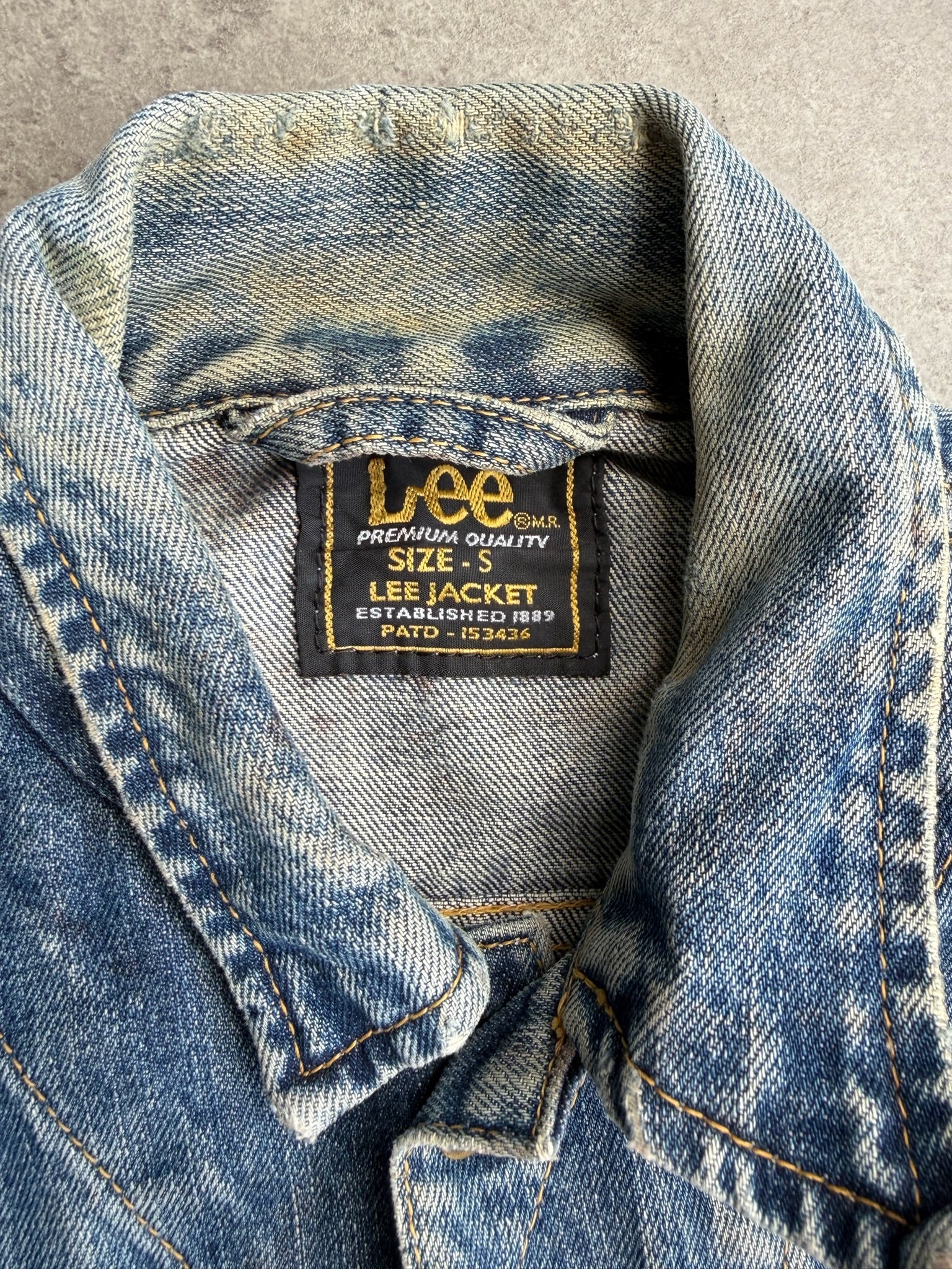 ג׳קט ג׳ינס Lee וינטג׳ - S