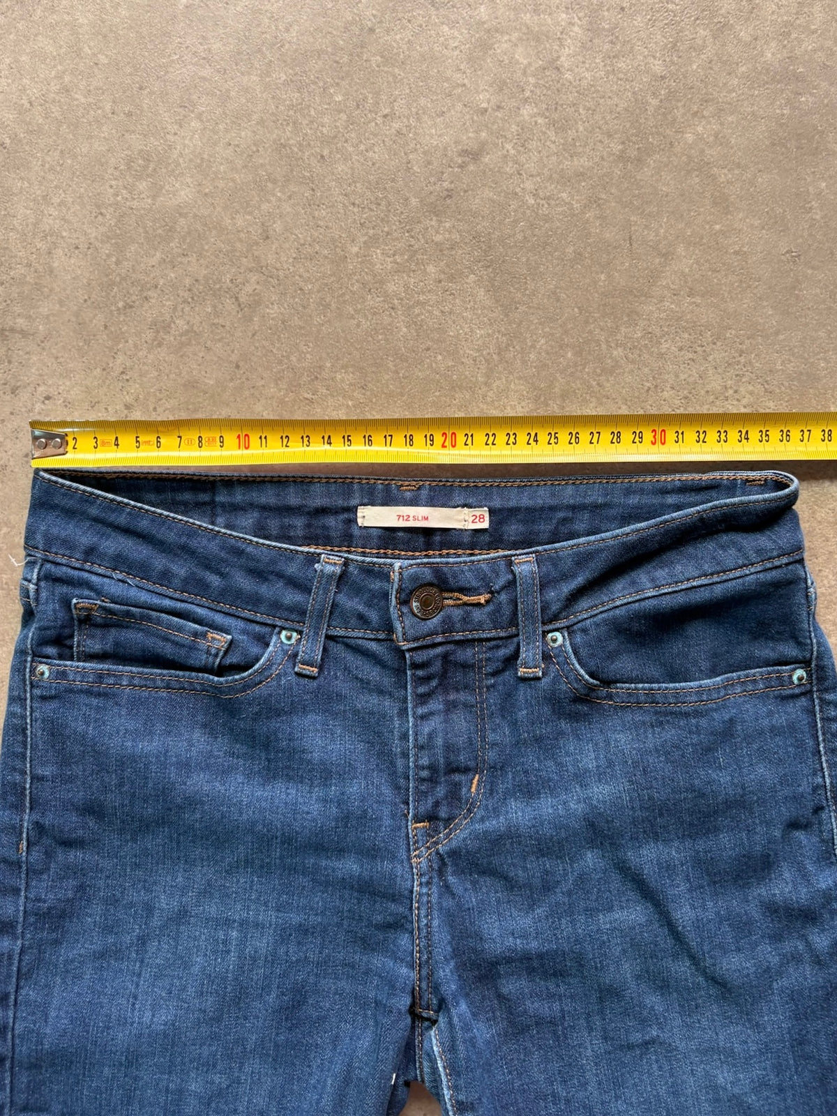 שורטס ג׳ינס Levi's 712 Slim וינטג׳ - 28