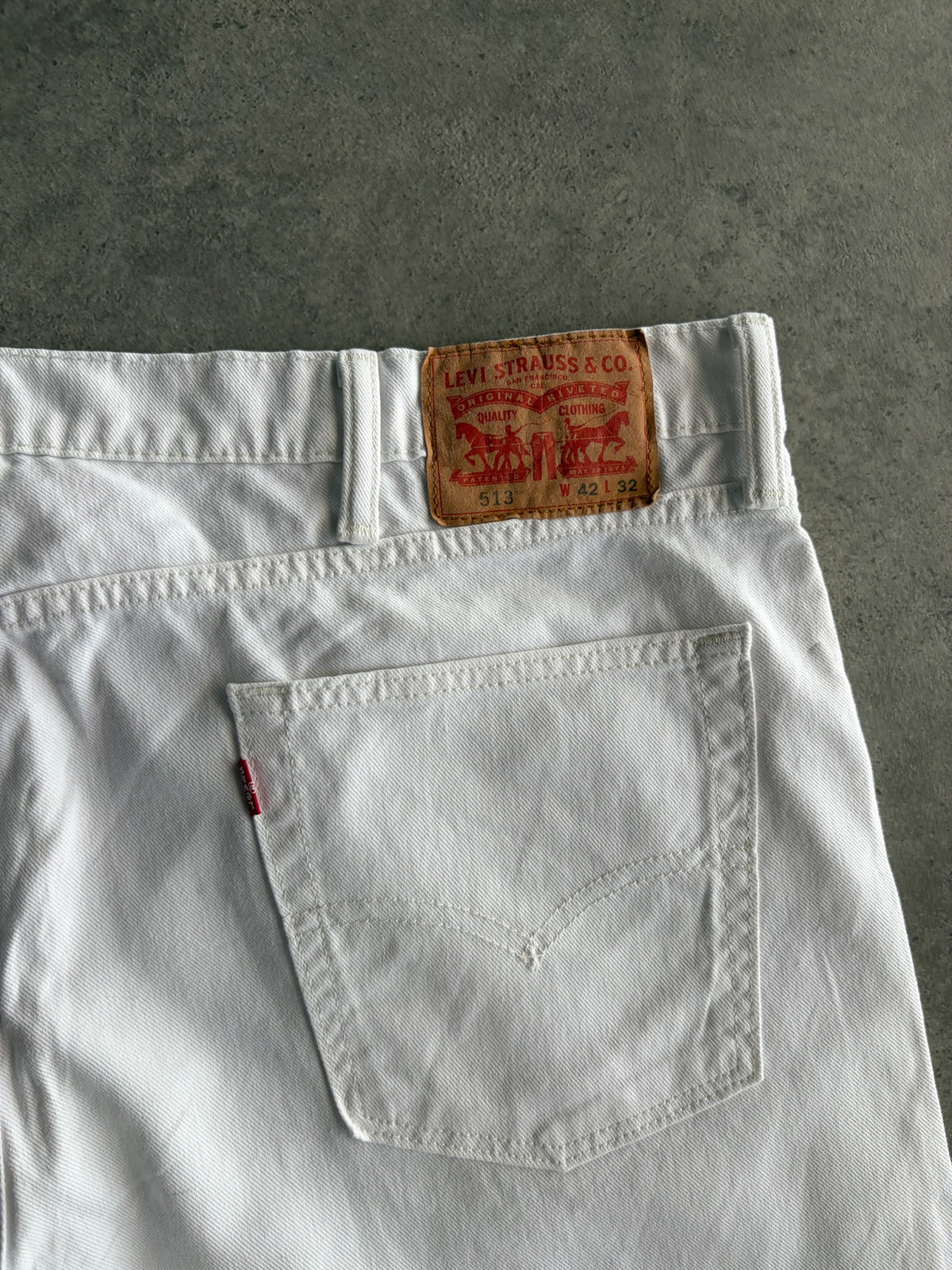 ג׳ינס Levi's 513 לבן וינטג׳ - 43