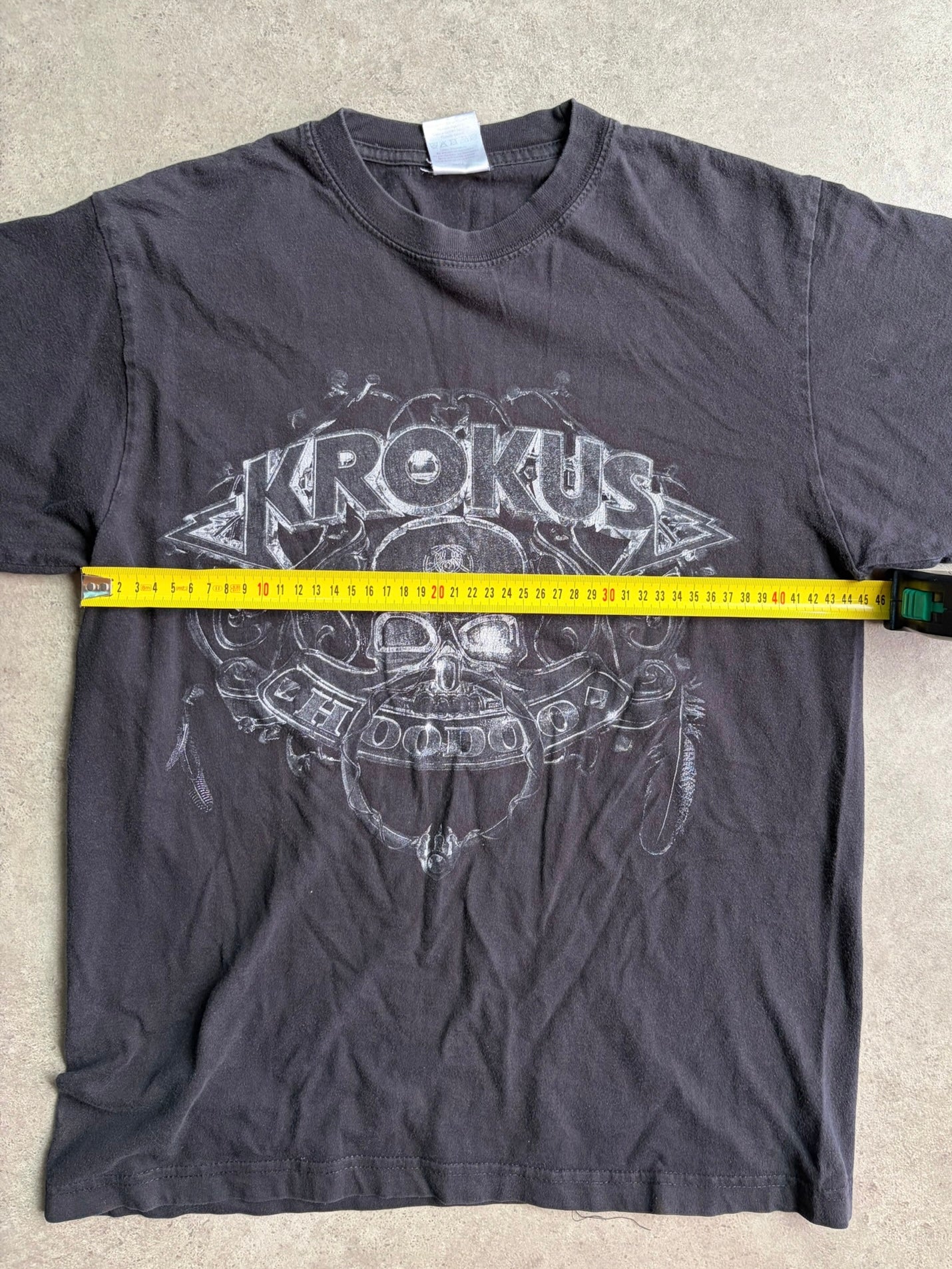 טישירט Krokus Hoodoo Tour 2010 וינטג׳ - XS