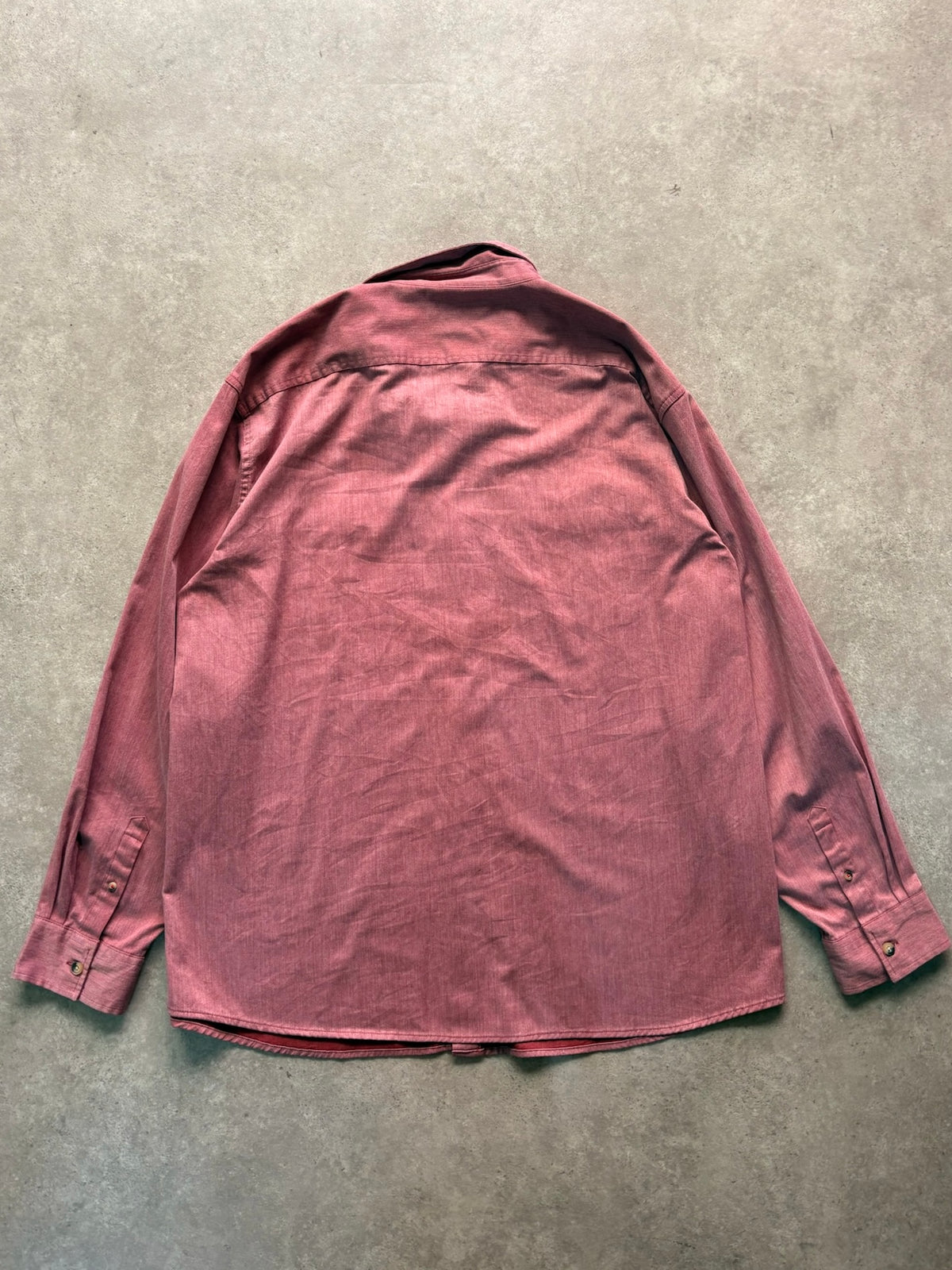 חולצת Wrangler שמבריי ורודה וינטג׳ - 4XL