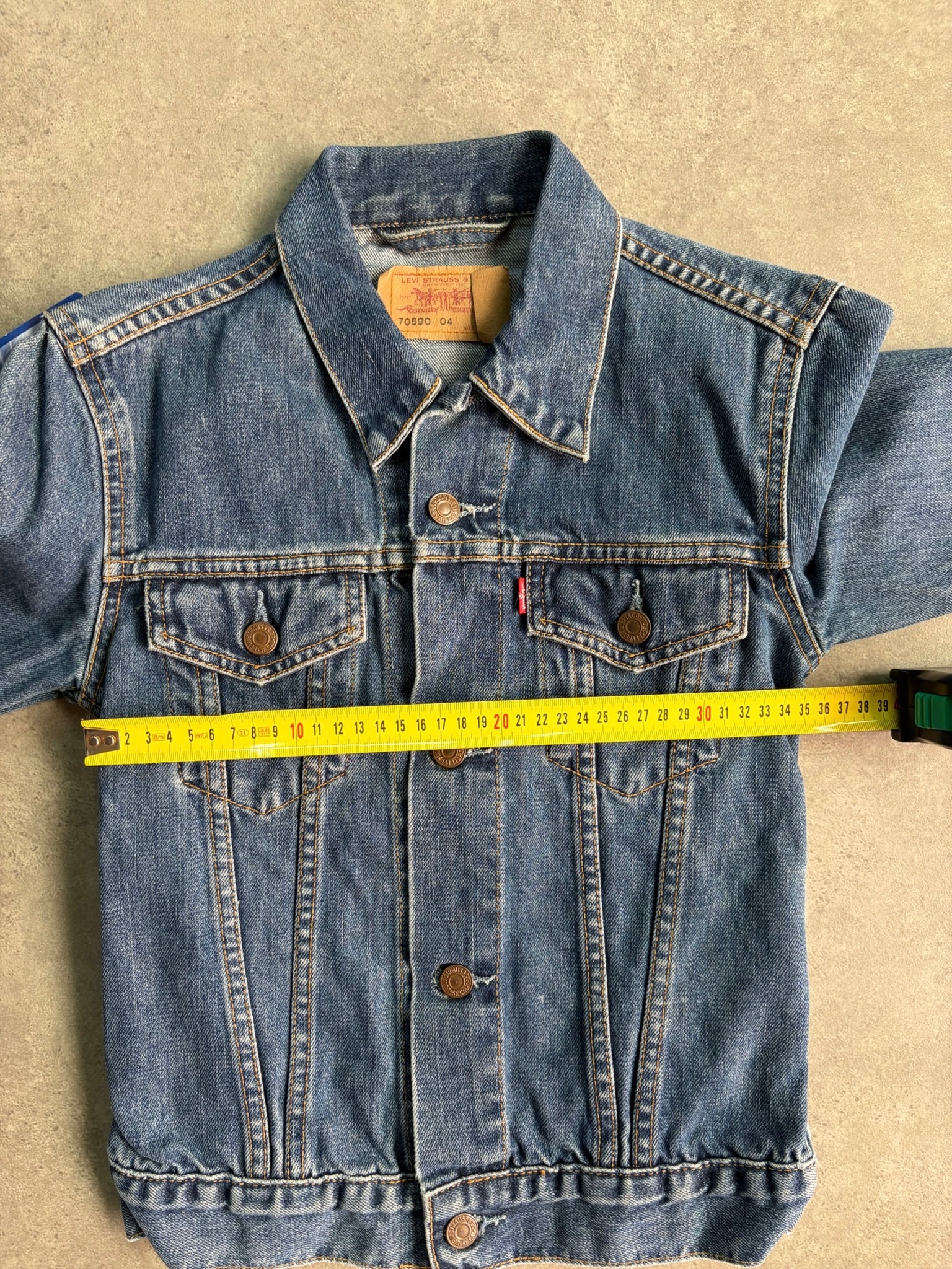 ג׳קט ג׳ינס Levi's 70590 וינטג׳ - XXS