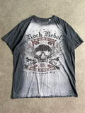 טישירט Rock Rebel גולגולת וינטג׳ - L
