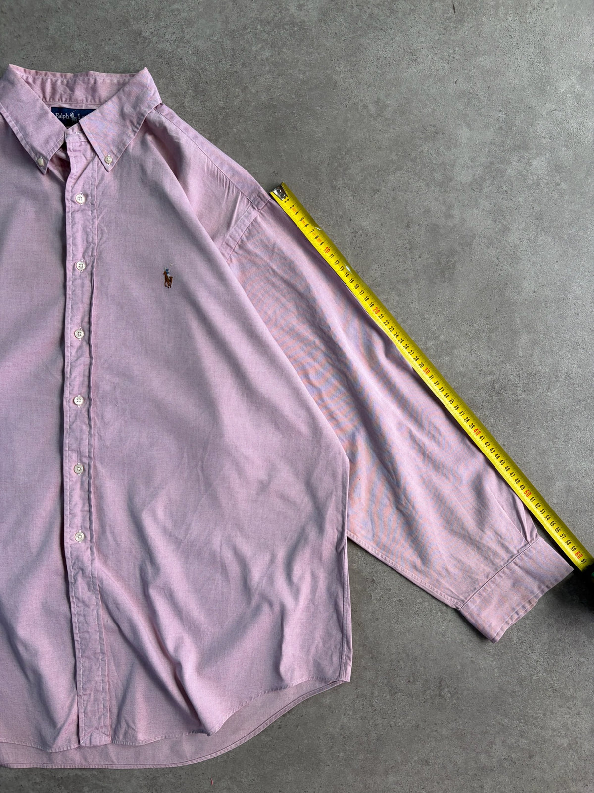 חולצת אוקספורד Ralph Lauren ורודה וינטג׳ - 3XL