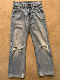 ג'ינס Levi's 550 וינטג׳ עם קרעים בברכיים - 25 – ג׳ינס ליוויס וינטג׳ | DNA תל אביב