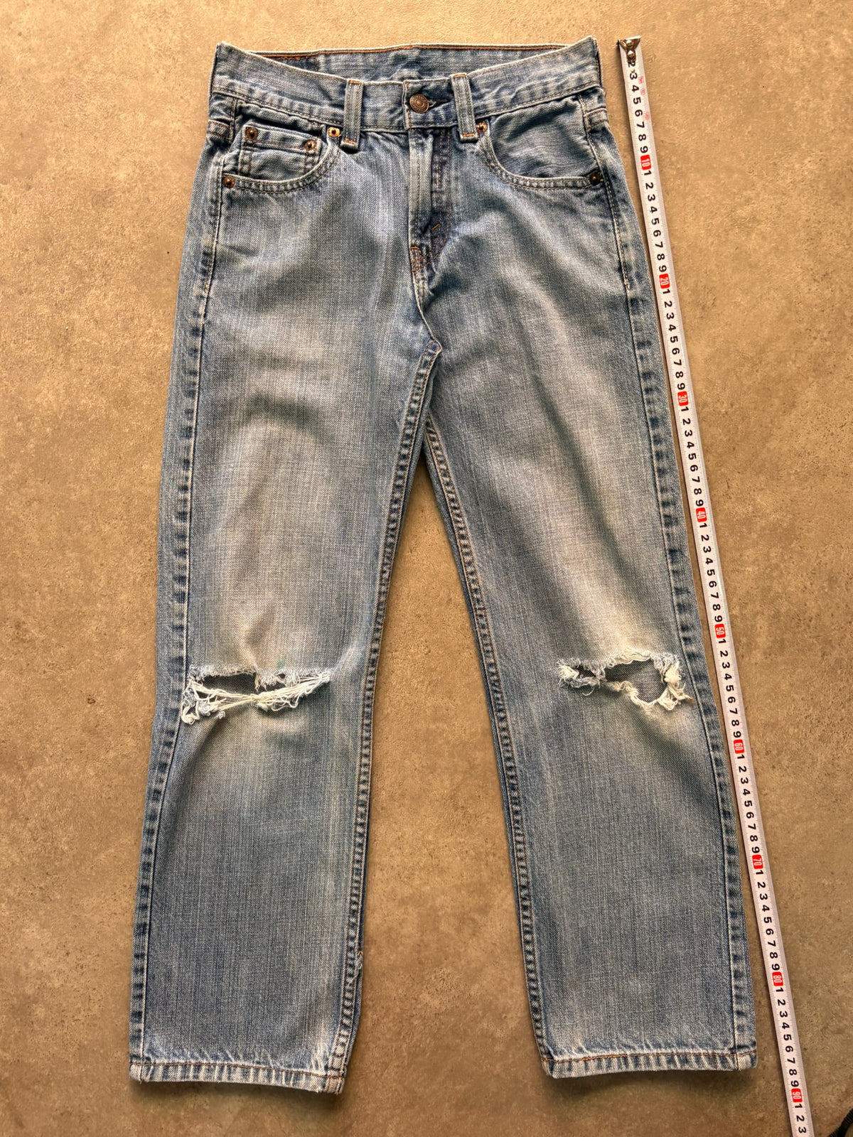 ג'ינס Levi's 550 וינטג׳ עם קרעים בברכיים - 25 – ג׳ינס ליוויס וינטג׳, תמונה 5
